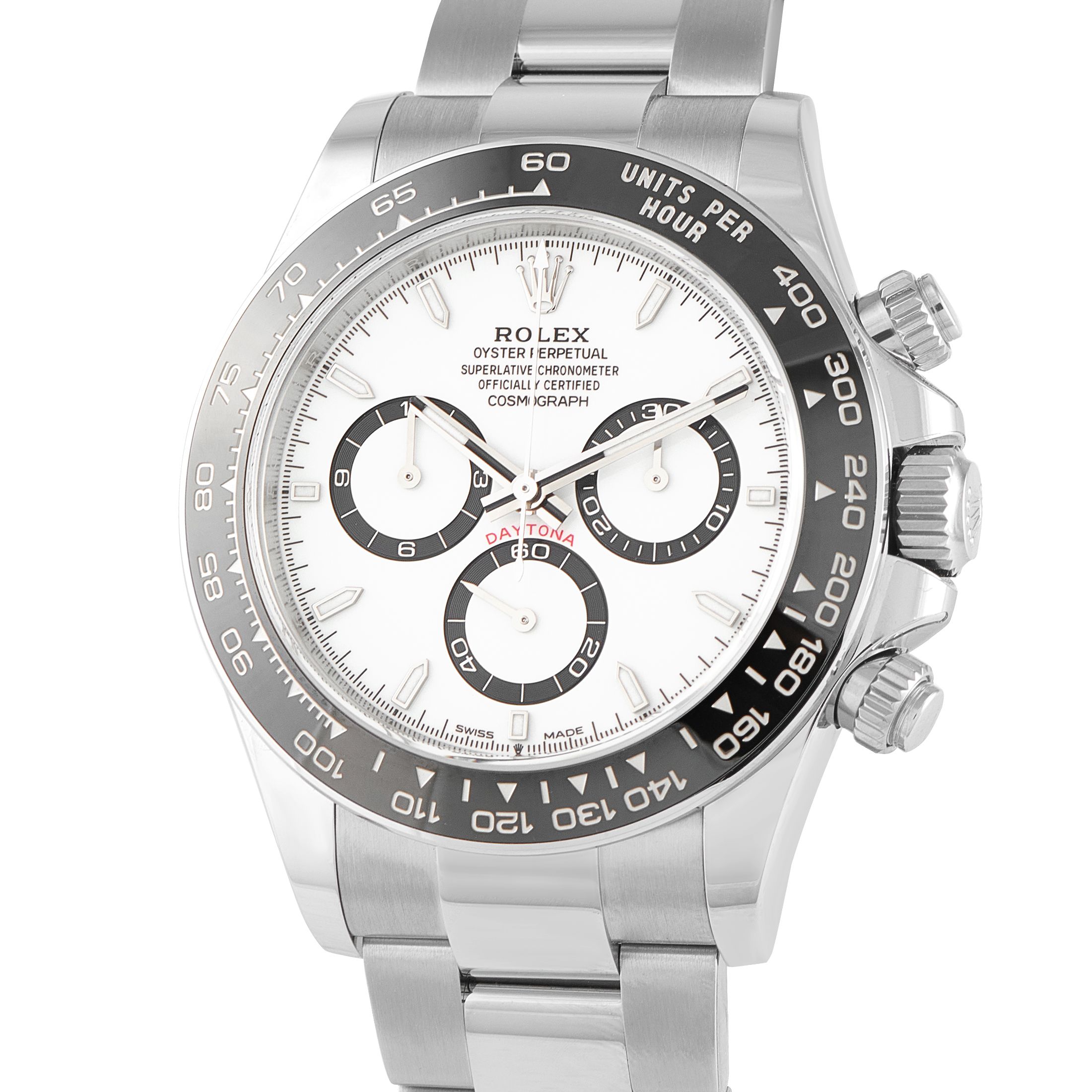 Rolex Daytona White Dial Steel Watch 126500LN