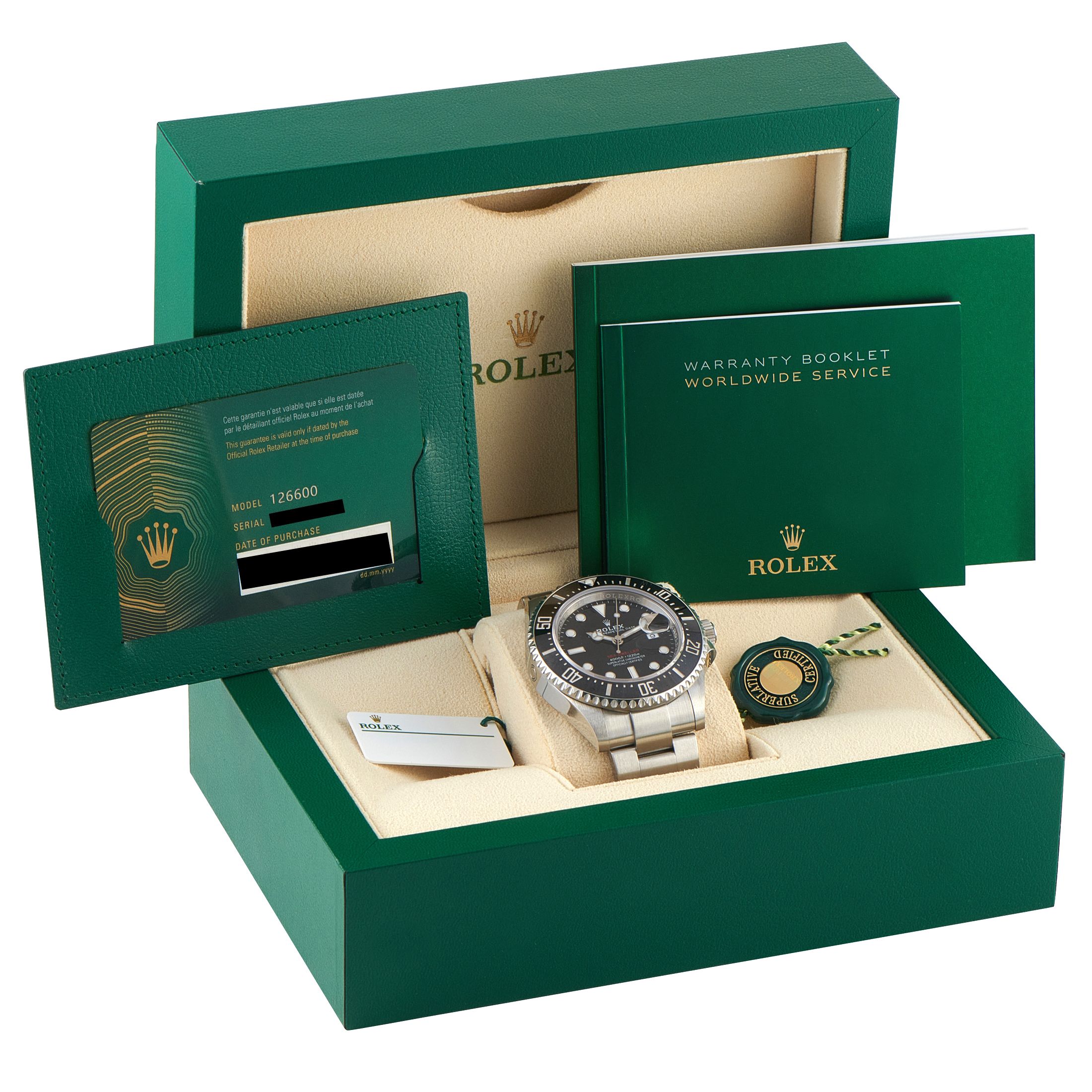 Rolex Sea-Dweller Steel Watch 126600