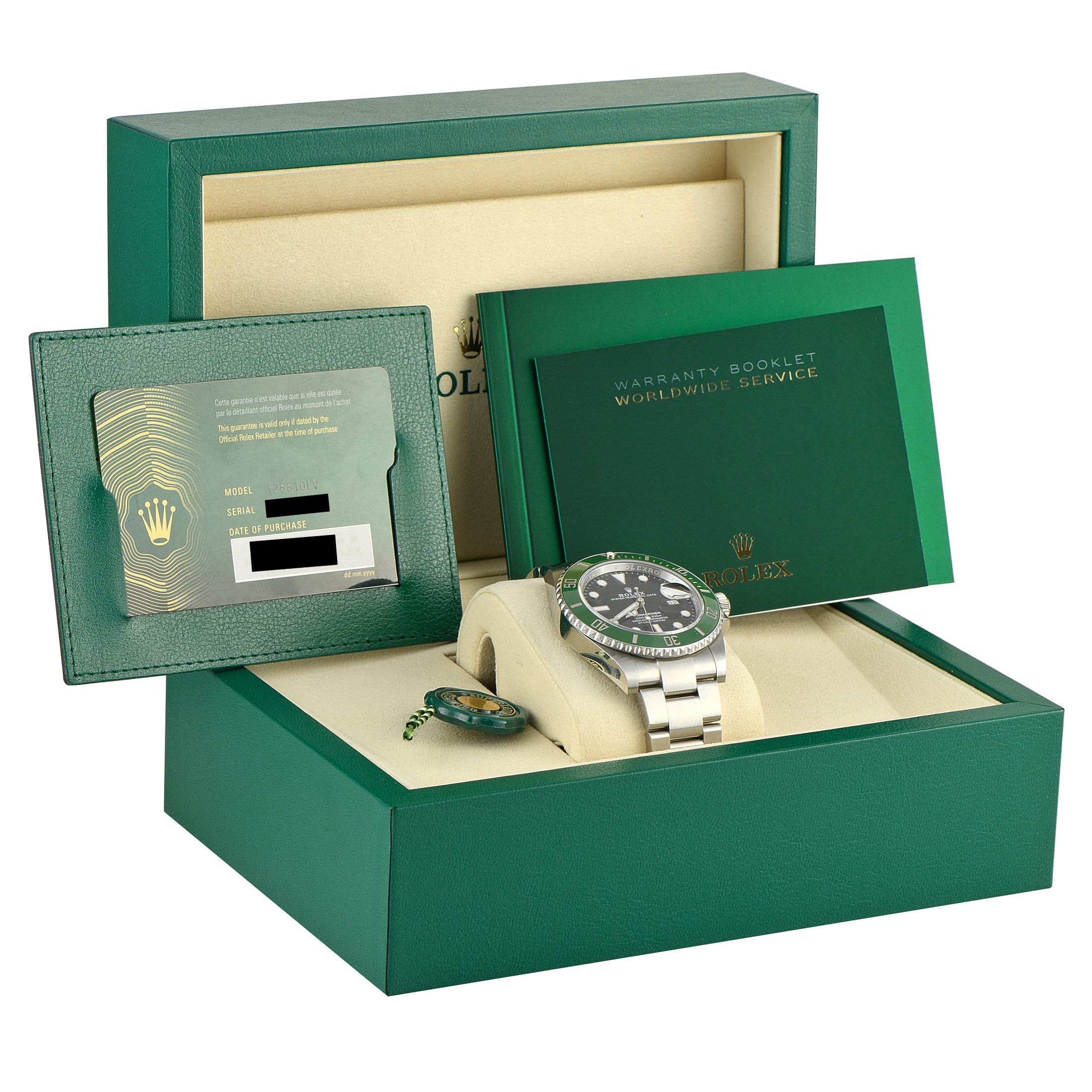 Rolex Submariner Date Starbucks Steel Watch 126610LV