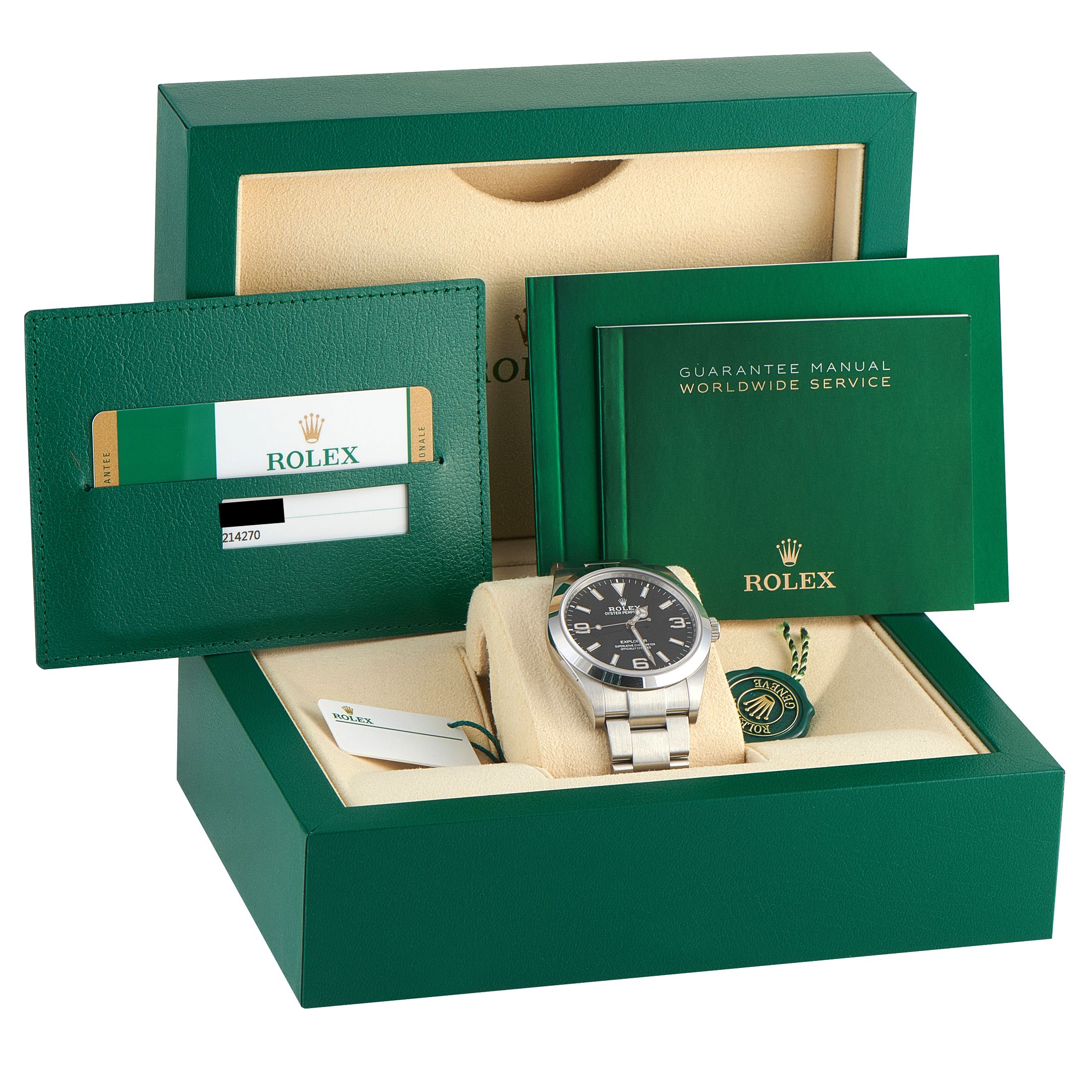 Rolex Explorer Steel Watch 214270
