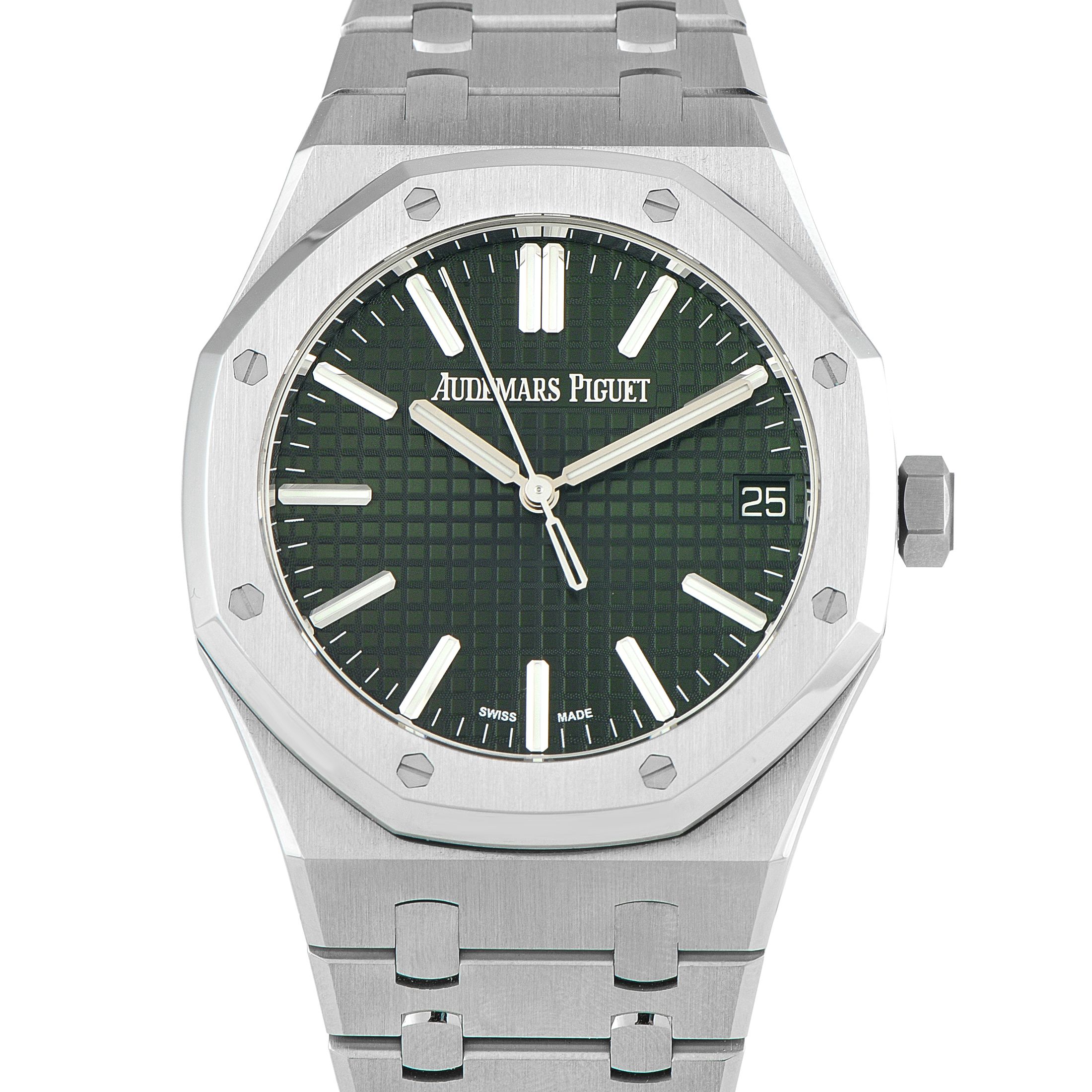 Audemars Piguet Royal Oak Khaki Dial Steel Watch 15510ST.OO.1320ST.09