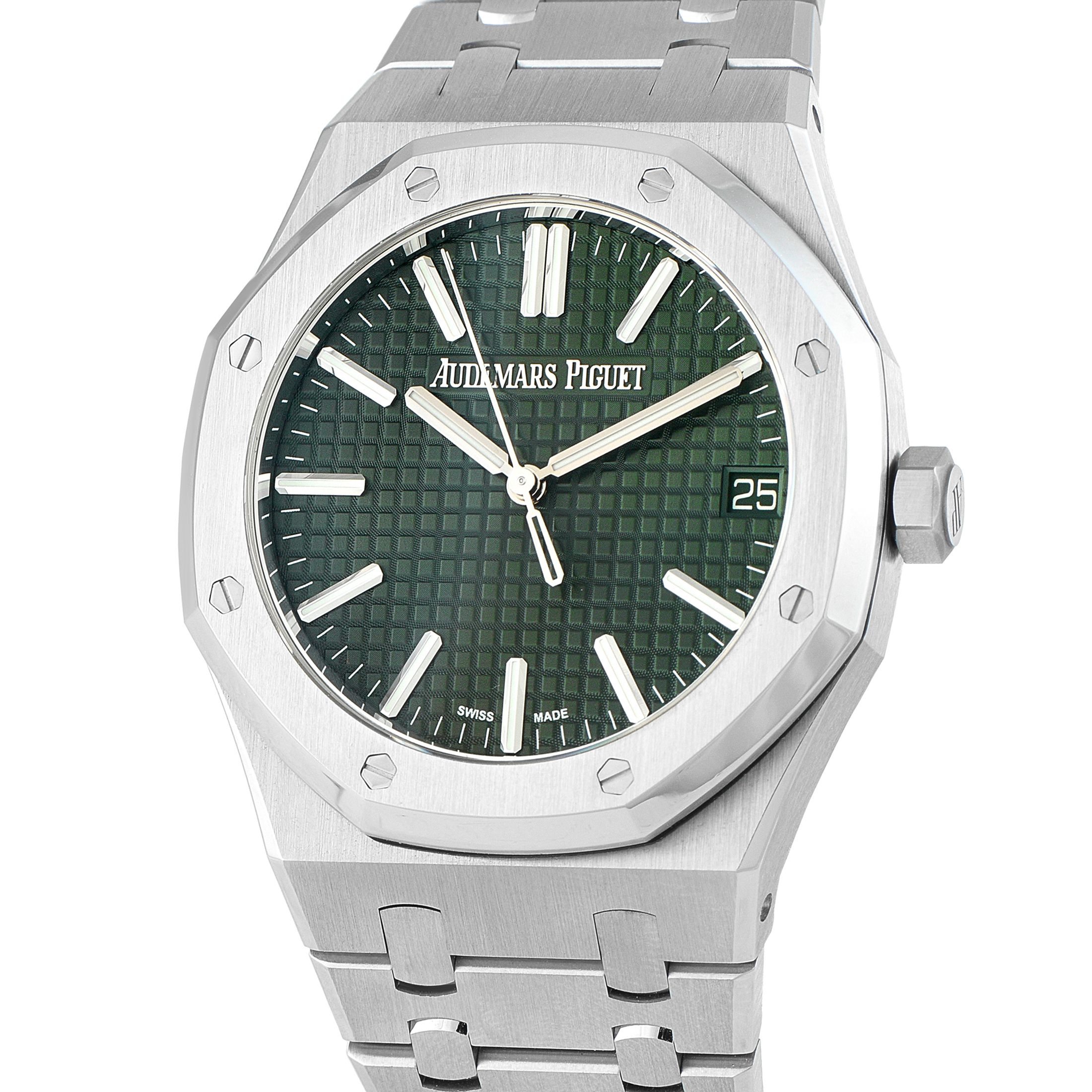Audemars Piguet Royal Oak Khaki Dial Steel Watch 15510ST.OO.1320ST.09