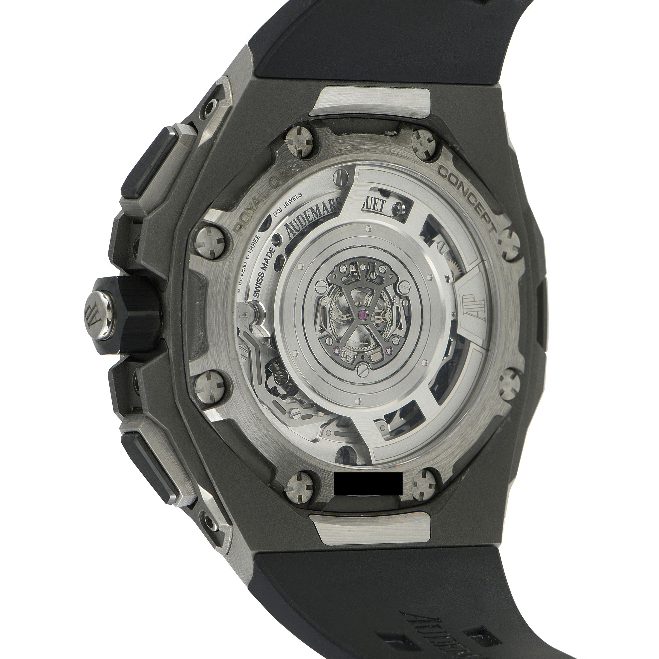 Audemars Piguet Royal Oak Concept Split-Seconds Chronograph GMT Titanium Watch 26650ti.oo.d013ca.01