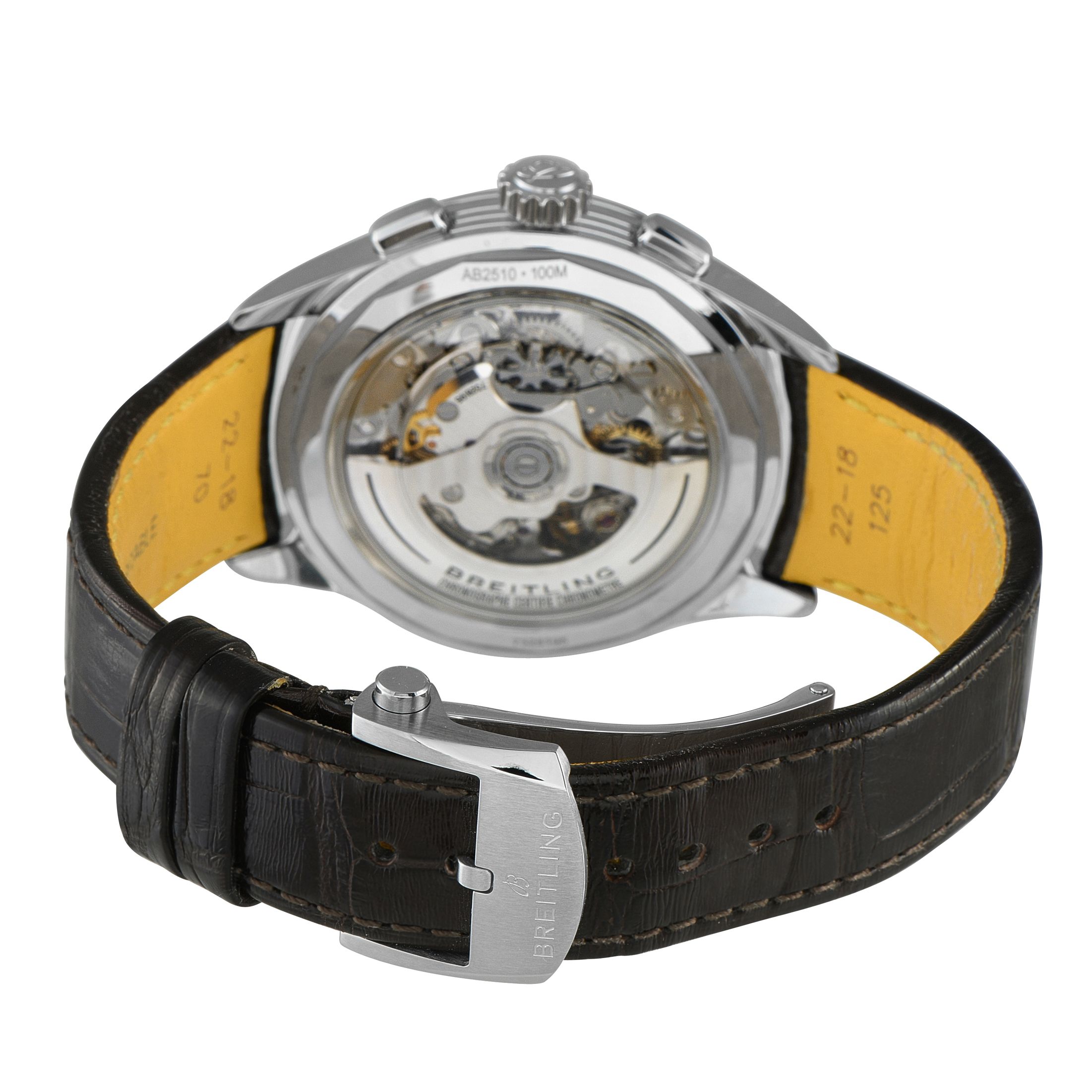 Breitling Premier B25 Datora Chronograph Steel Watch AB2510201K1P1