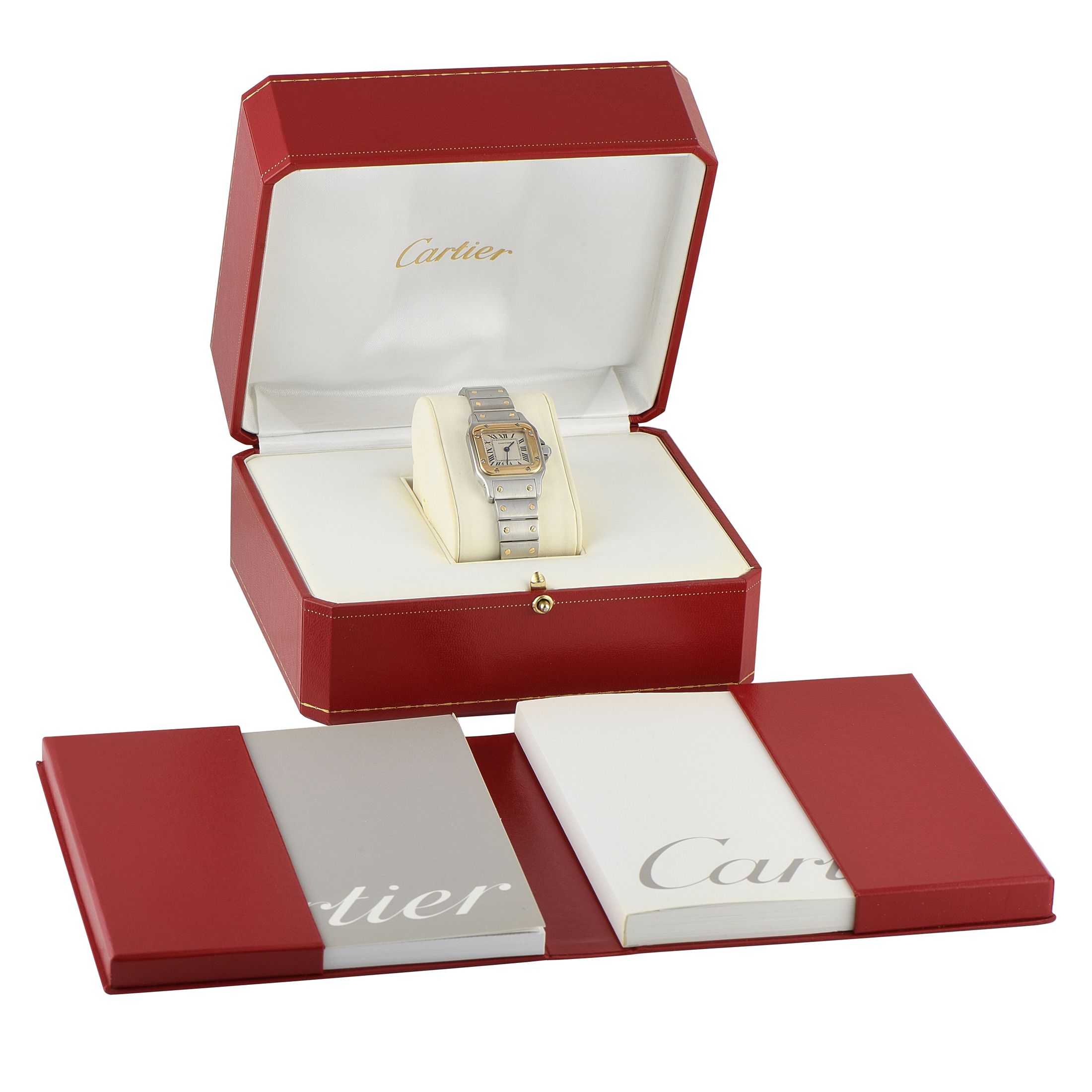 Cartier Santos Galbée Two-Tone Quartz Watch W20012C4