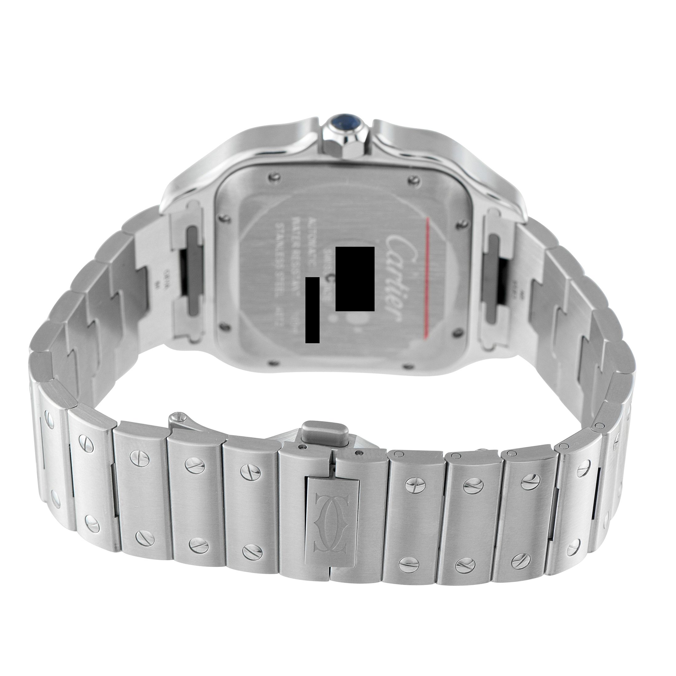 Cartier Santos Large Model Steel Watch WSSA0030