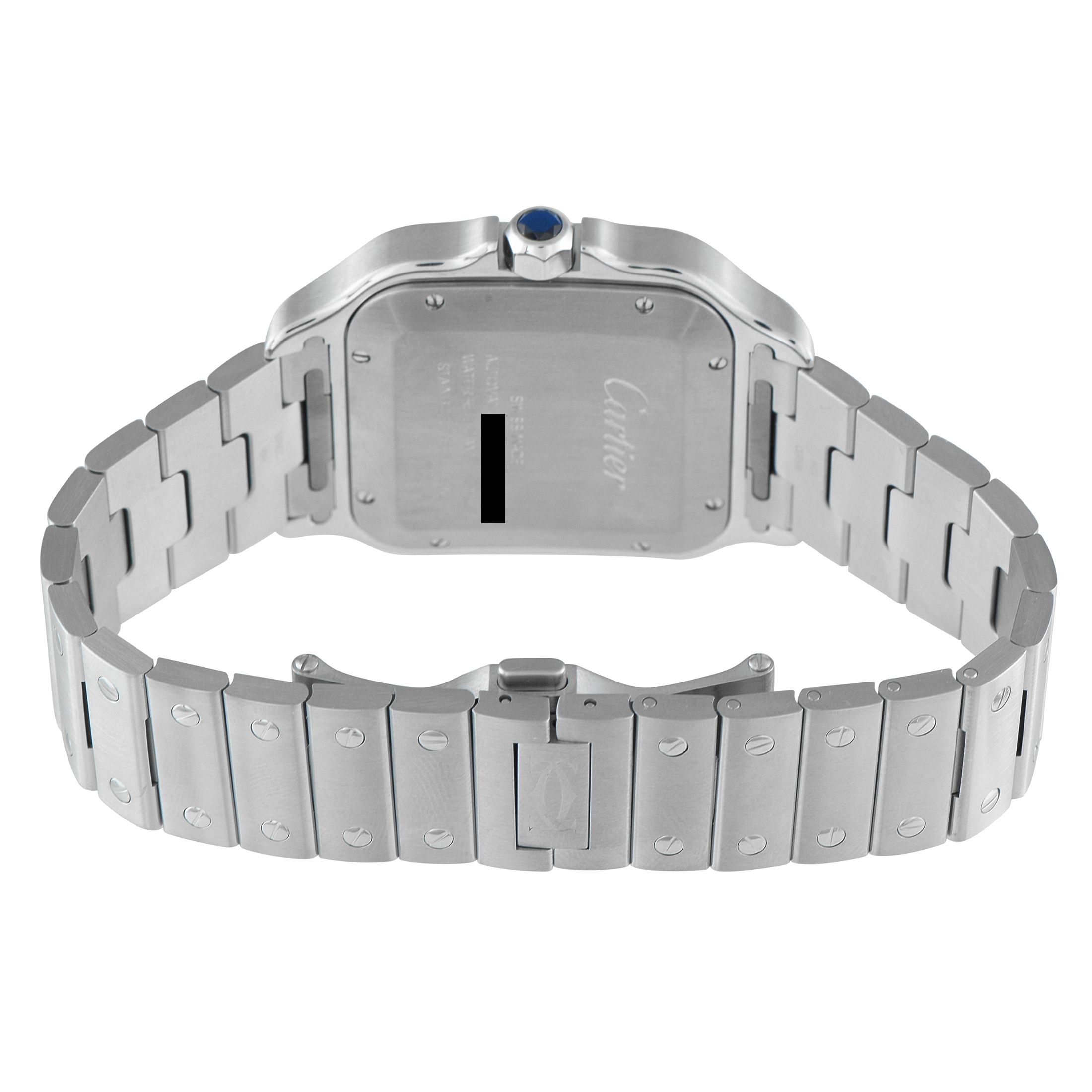 Cartier Santos Large Model Steel Watch WSSA0062