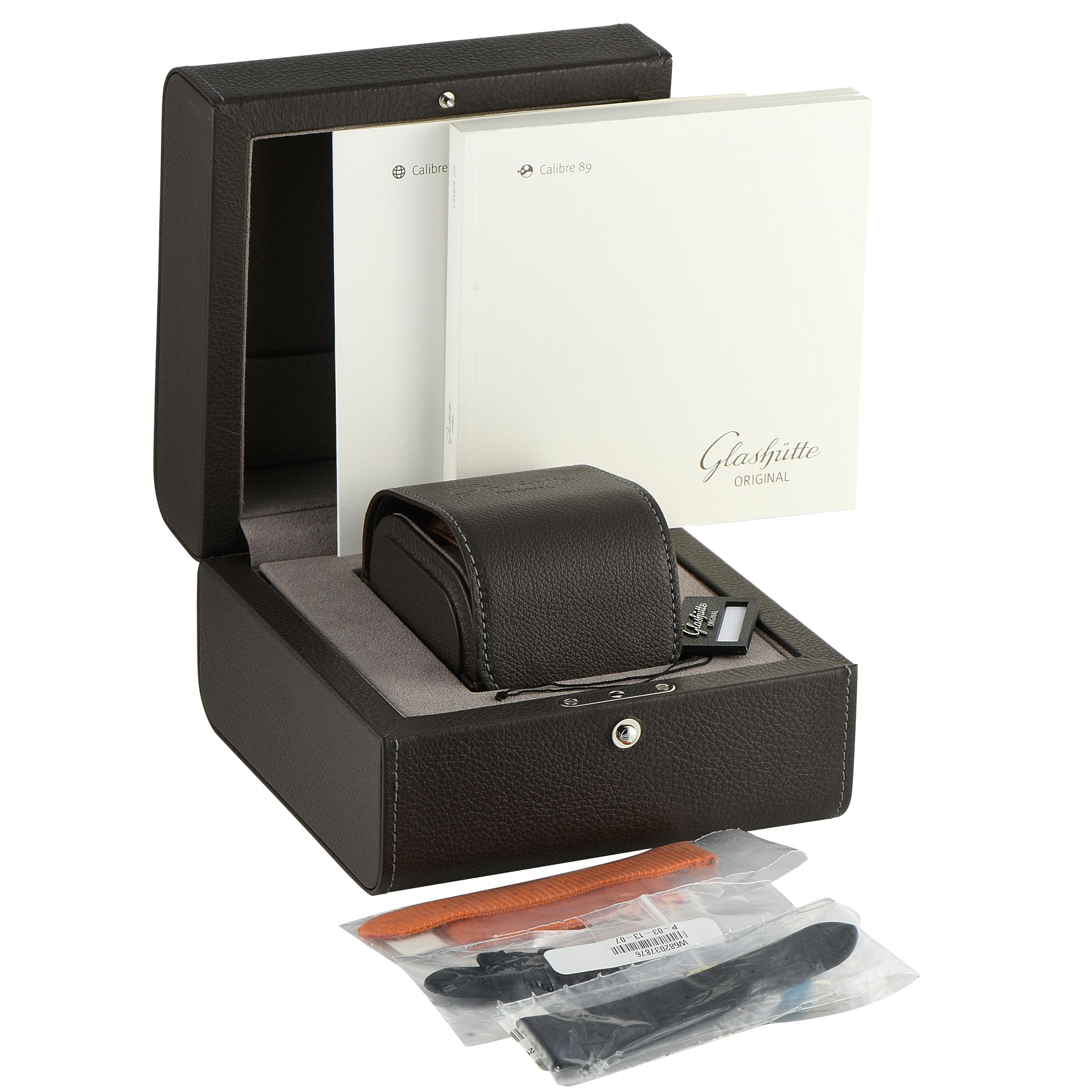 Glashutte Original Senator Cosmopolite Dual Time Steel Watch 1-89-02-03-02-64