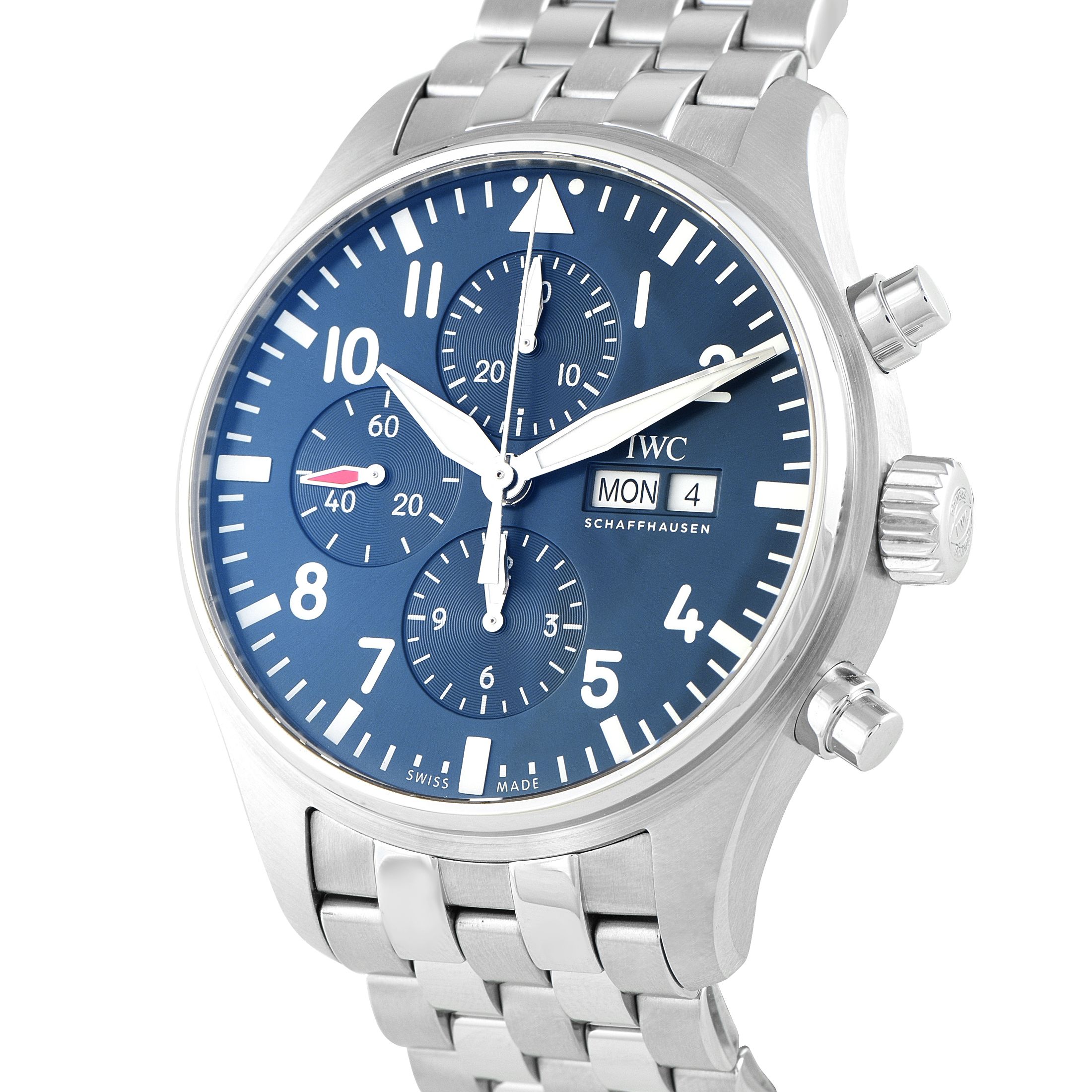 IWC Pilot's Chronograph Le Petite Prince Steel Watch IW377717