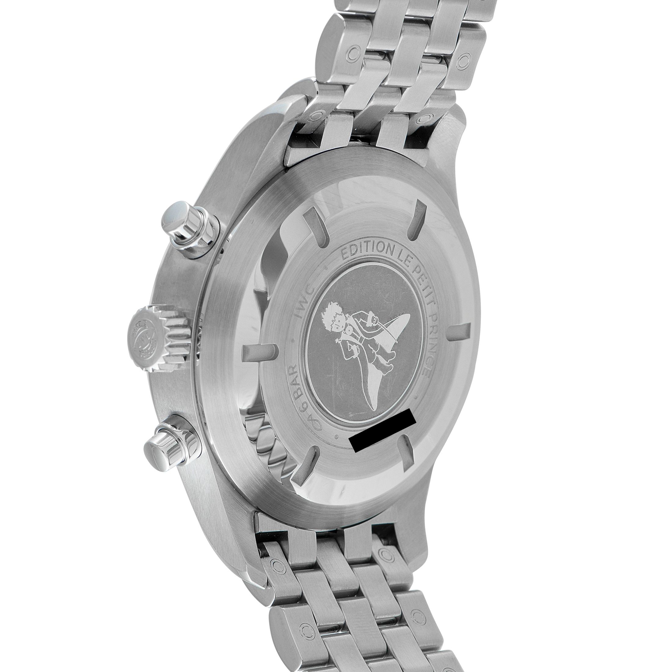 IWC Pilot's Chronograph Le Petite Prince Steel Watch IW377717