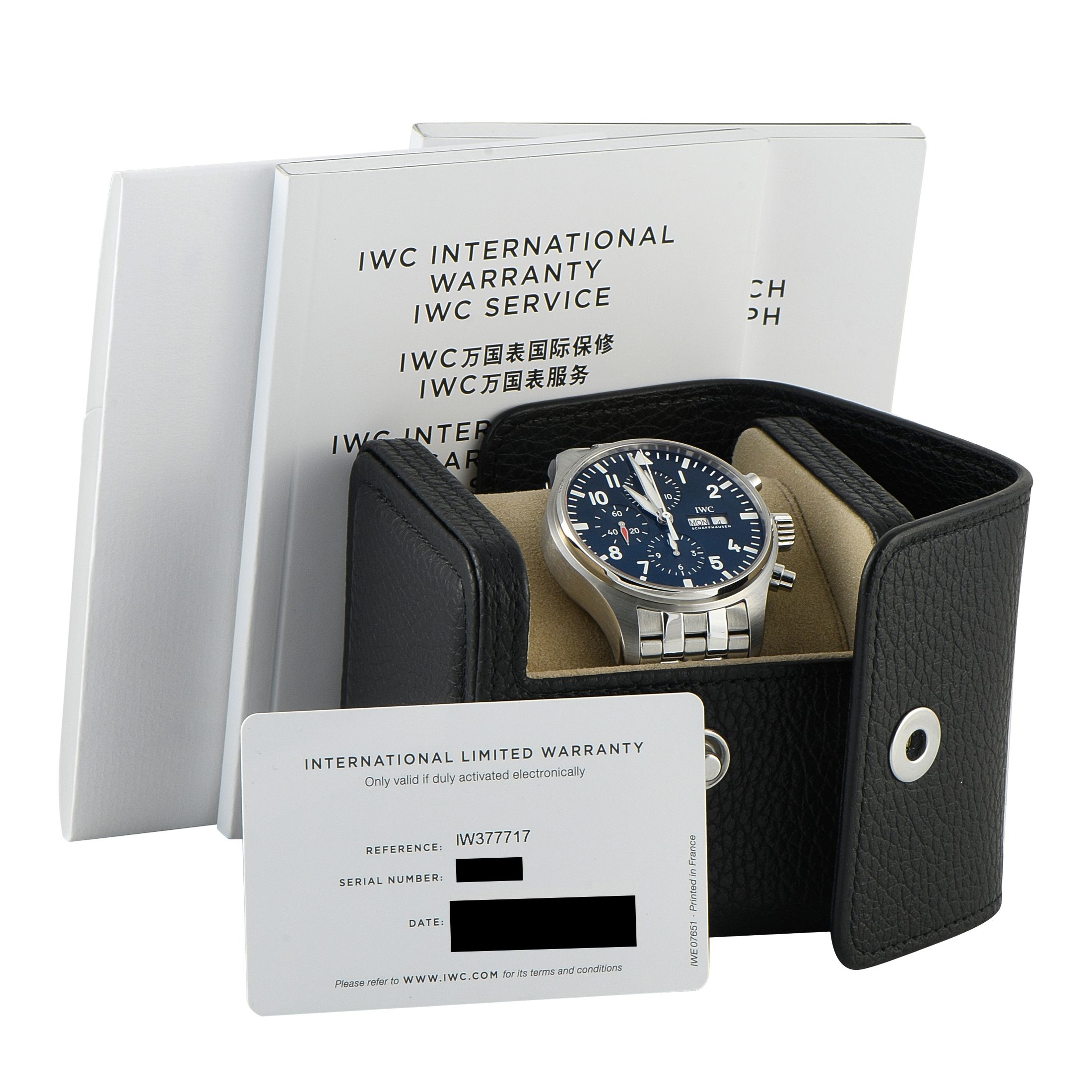 IWC Pilot's Chronograph Le Petite Prince Steel Watch IW377717