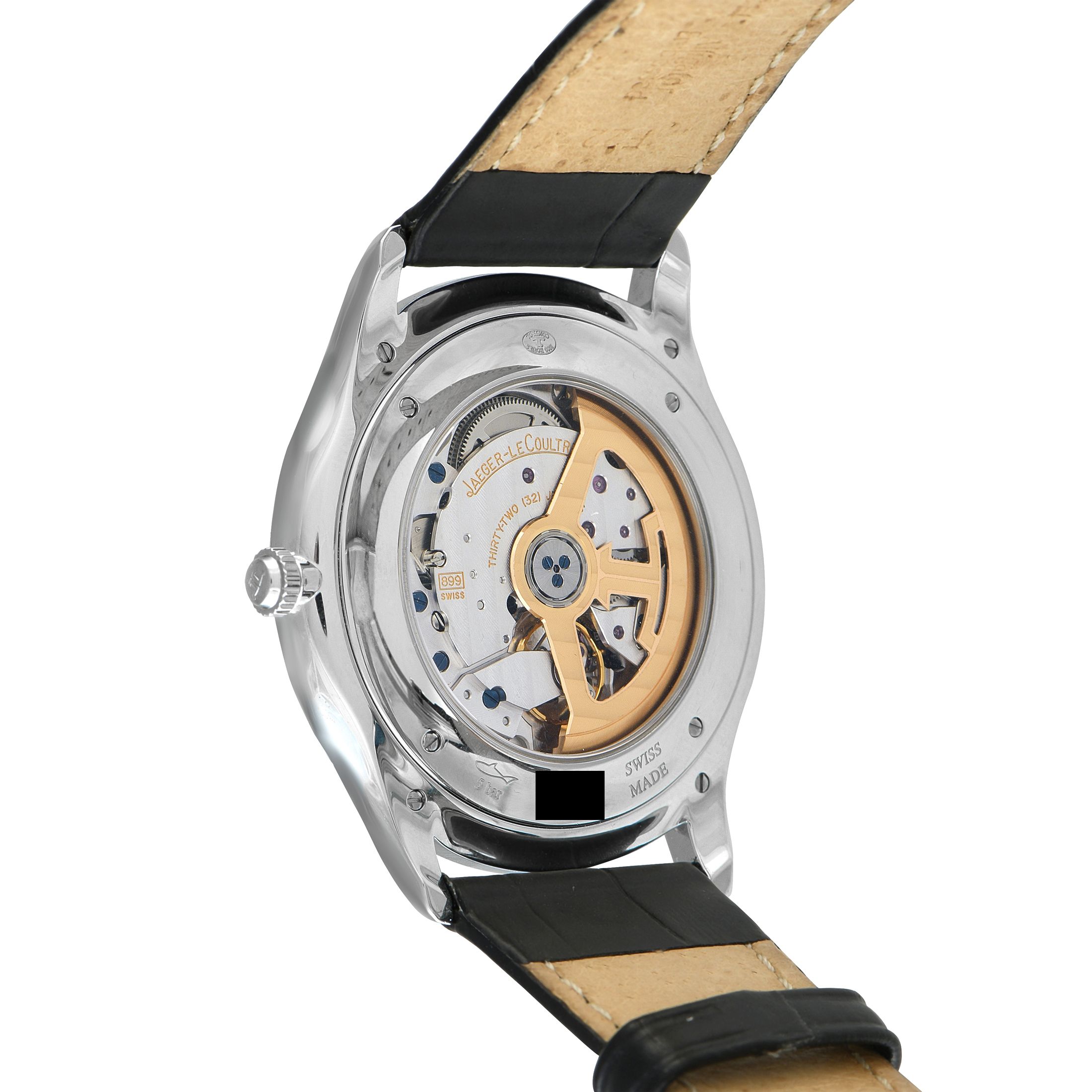 Jaeger-LeCoultre Master Ultra Thin Date Champagne Dial Steel Watch Q1288430