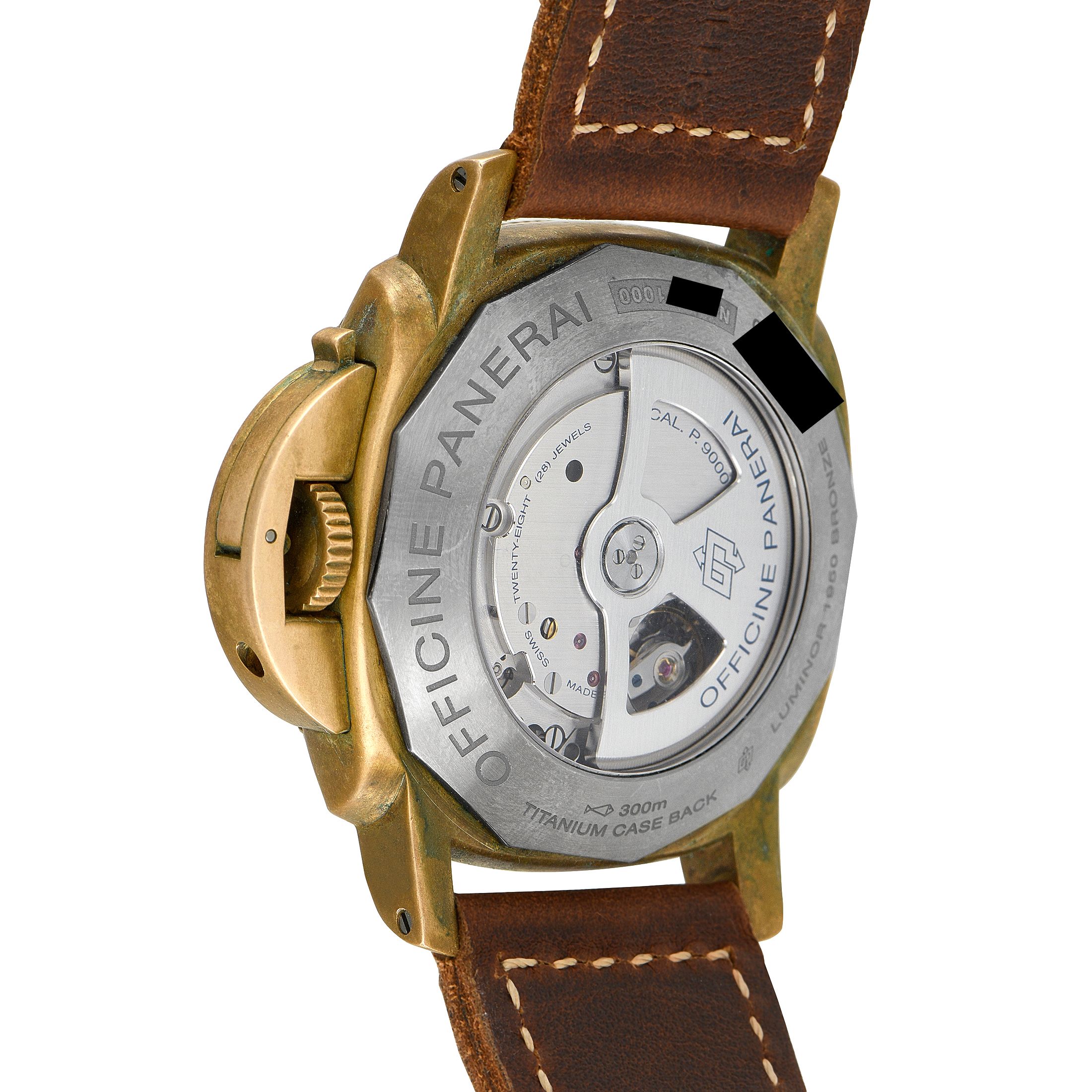 Officine Panerai Submersible 1950 3 Days Bronzo Watch PAM00382