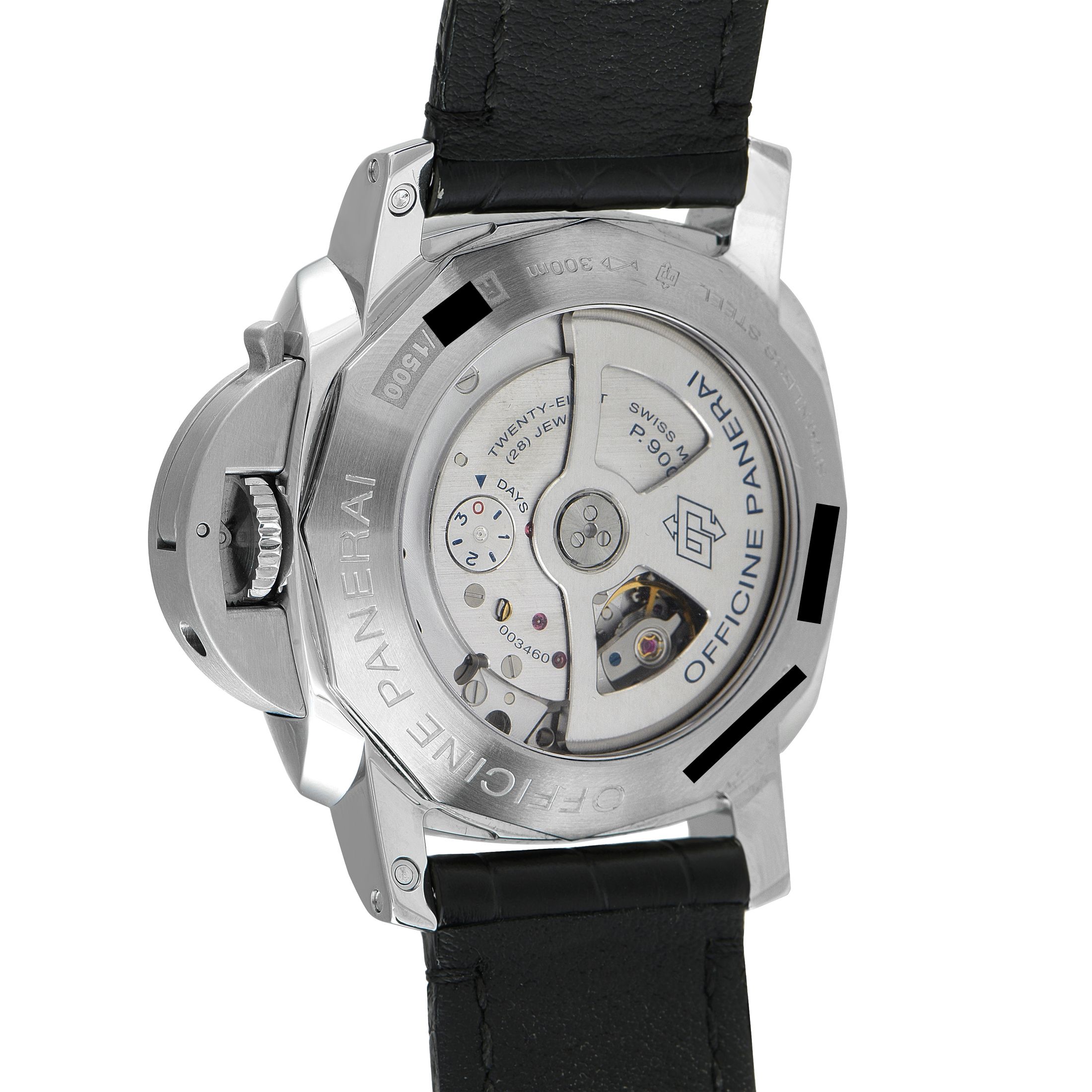 Officine Panerai Luminor 1950 3 Days GMT Steel Watch PAM00531