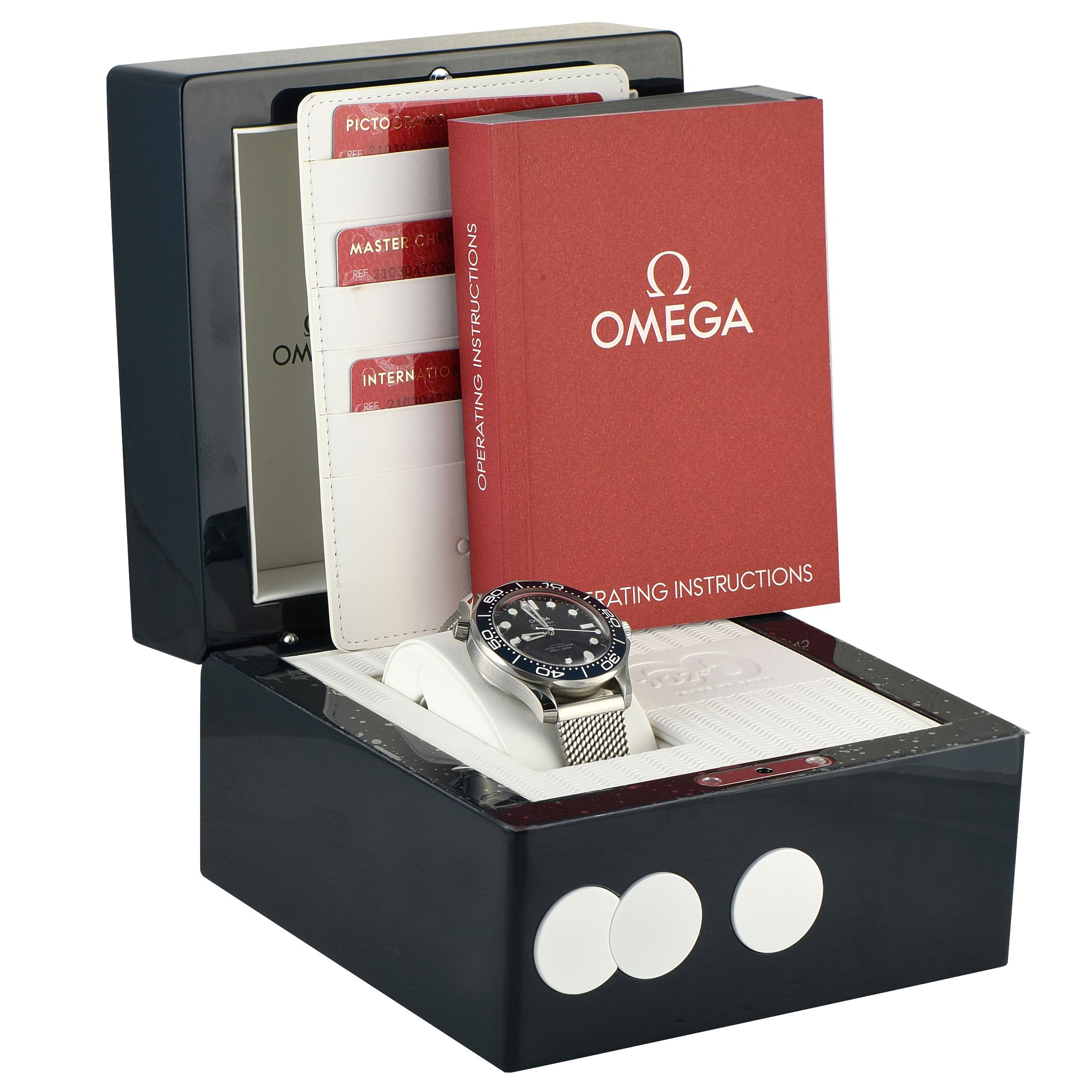 Omega Seamaster Diver 300M James Bond 60th Anniversary Watch 210.30.42.20.03.002