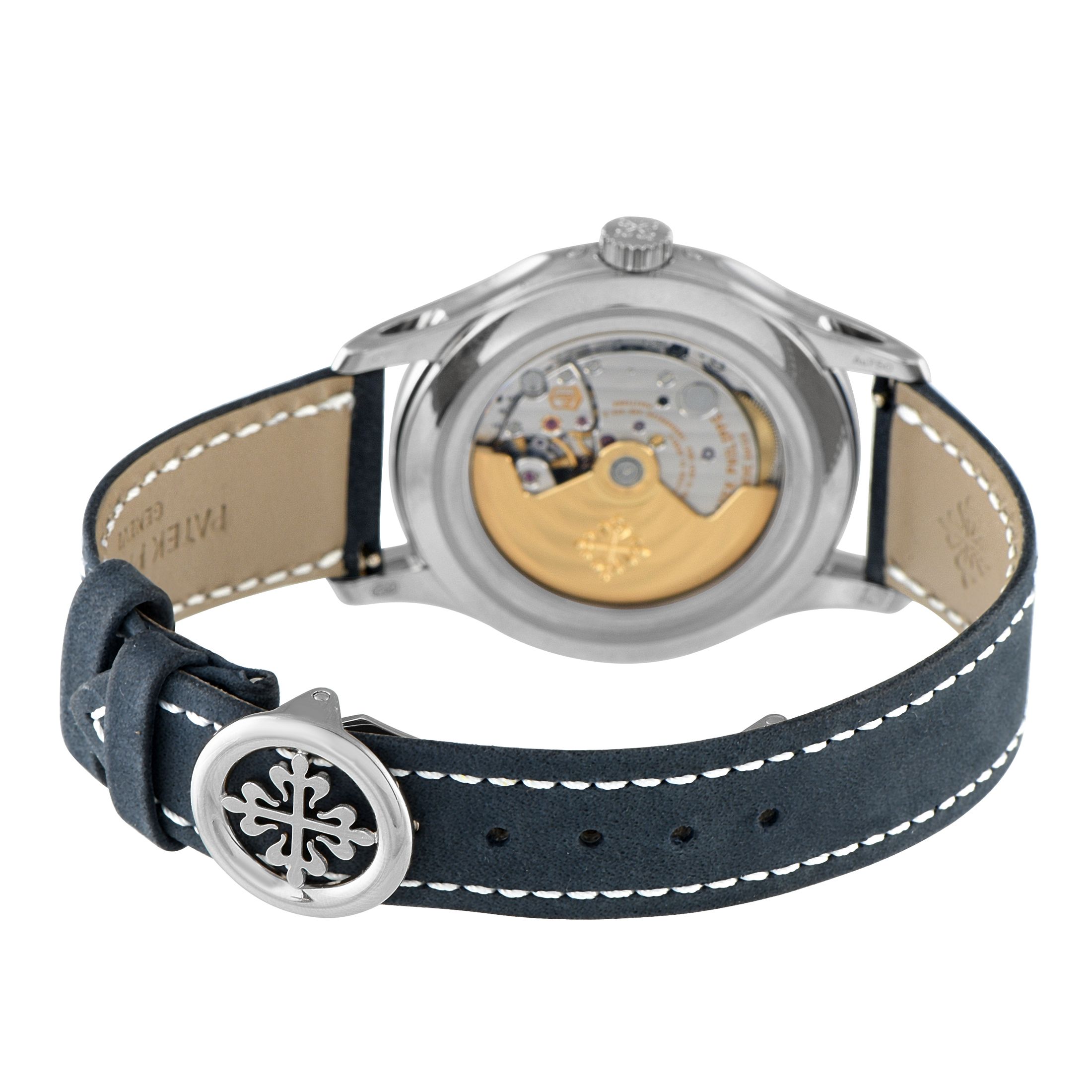 Patek Philippe Annual Calendar Moon Phase White Gold Watch 5205G-13