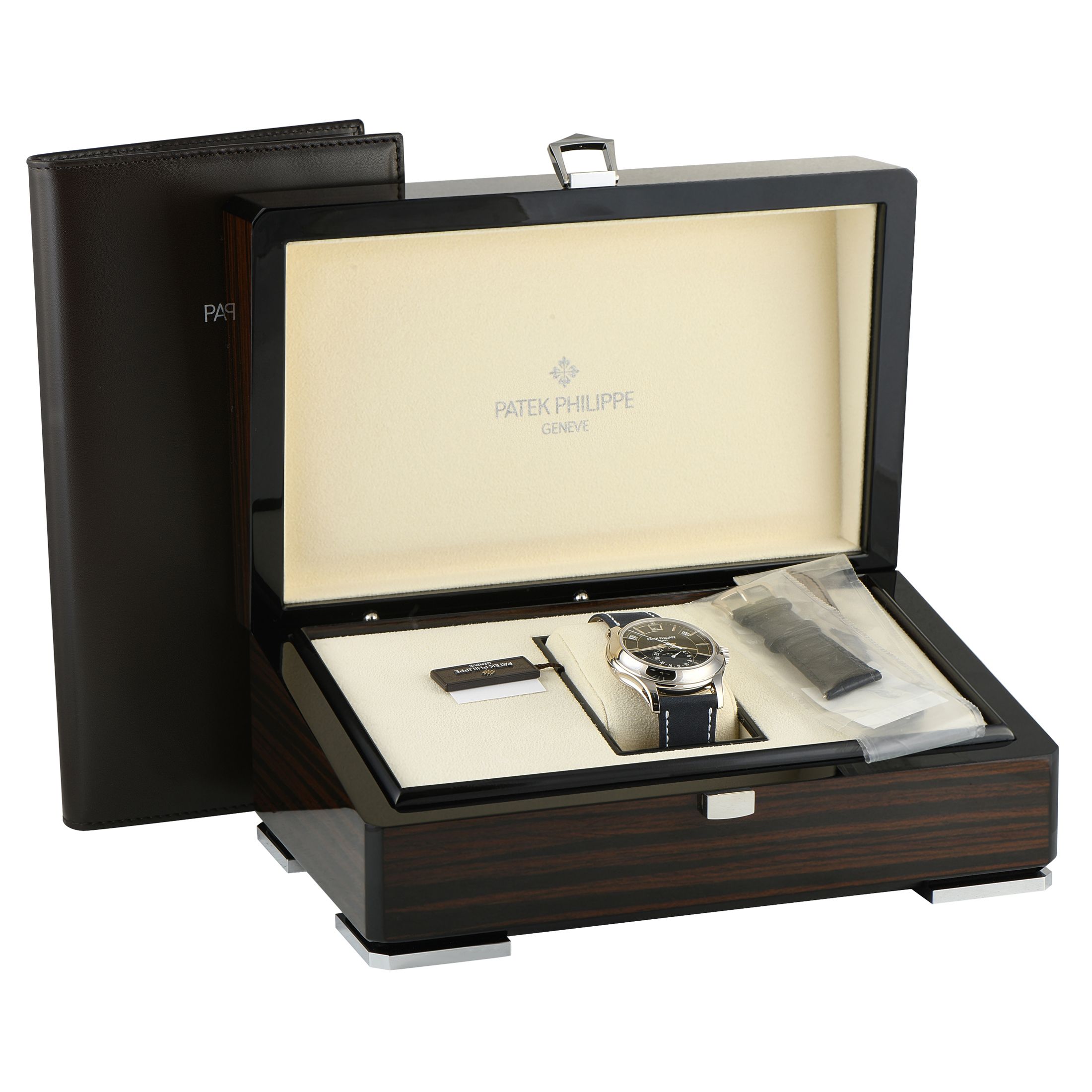 Patek Philippe Annual Calendar Moon Phase White Gold Watch 5205G-13