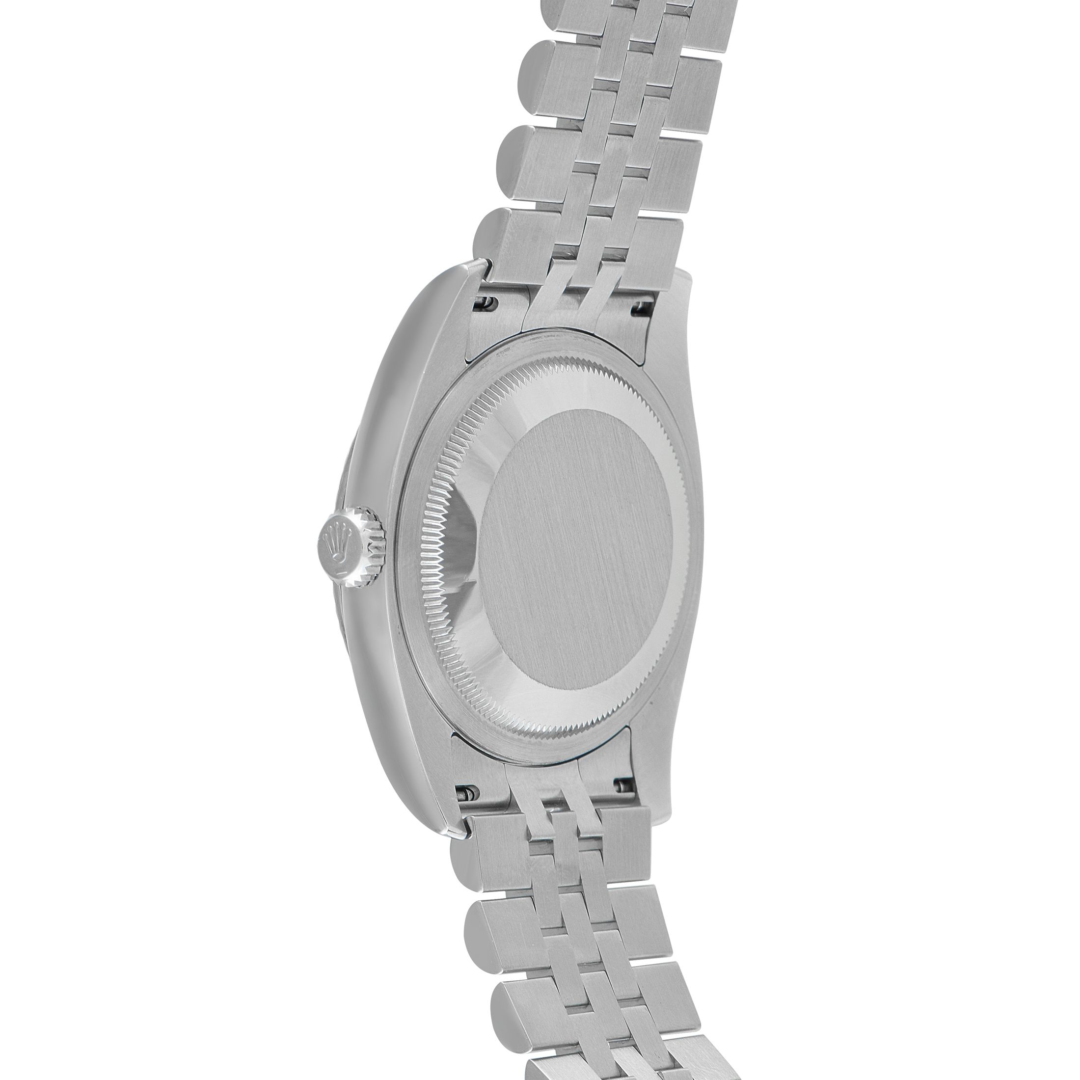 Rolex Datejust 36 Blue Roman Dial Steel and White Gold Jubilee Watch 116234