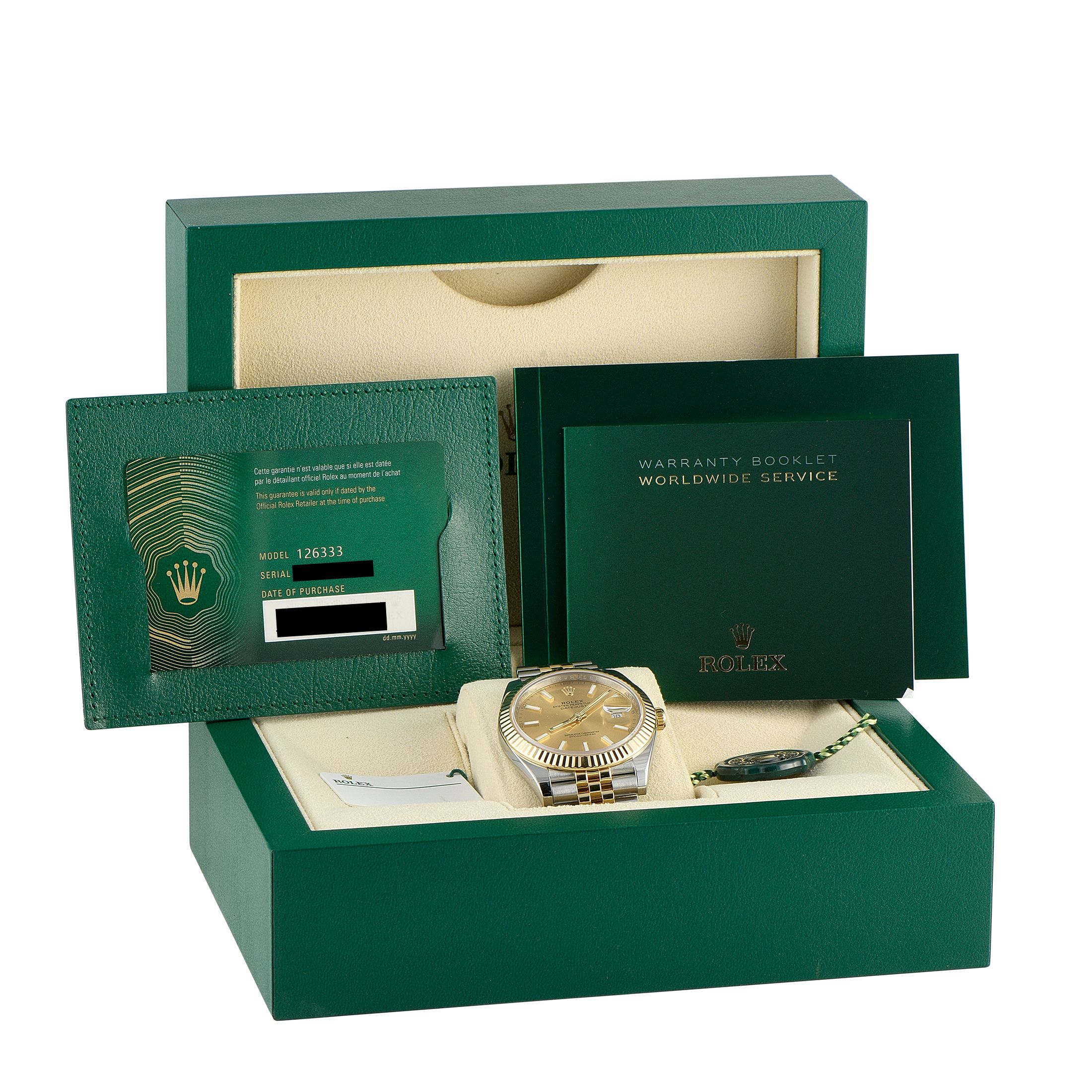 Rolex Datejust 41 Champagne Dial Two-Tone Jubilee Watch 126333