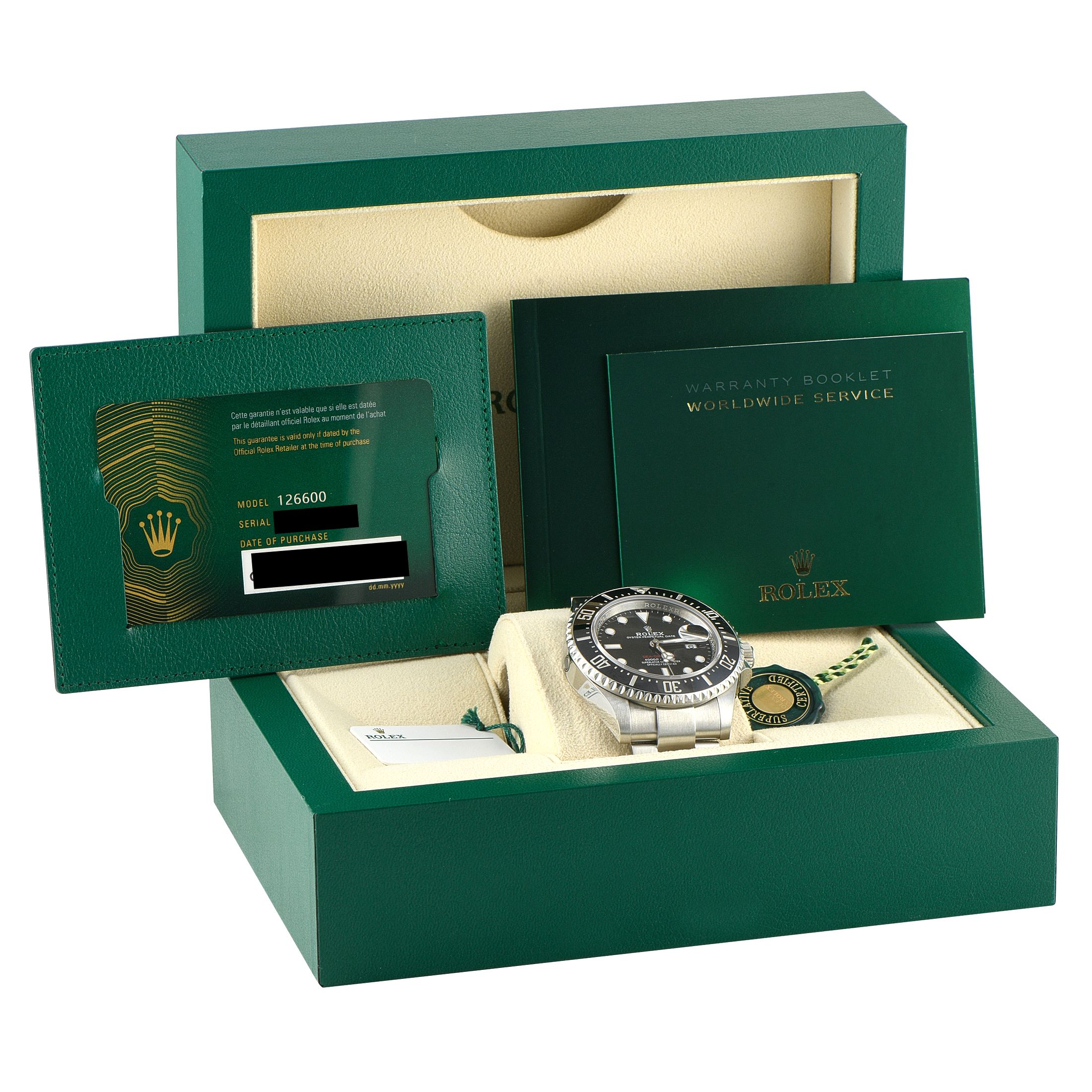 Rolex Sea-Dweller Steel Watch 126600