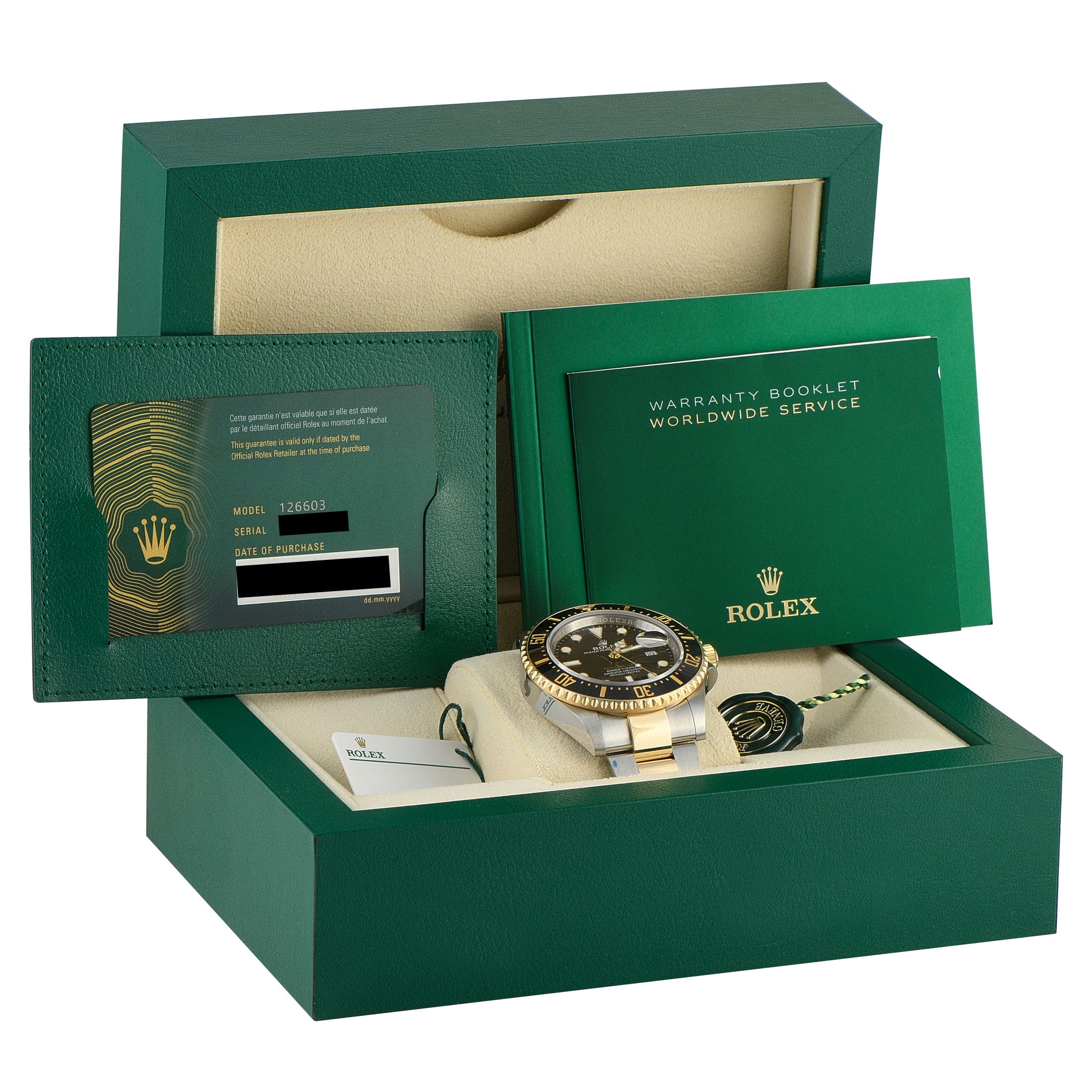 Rolex Sea-Dweller Two-Tone Watch 126603