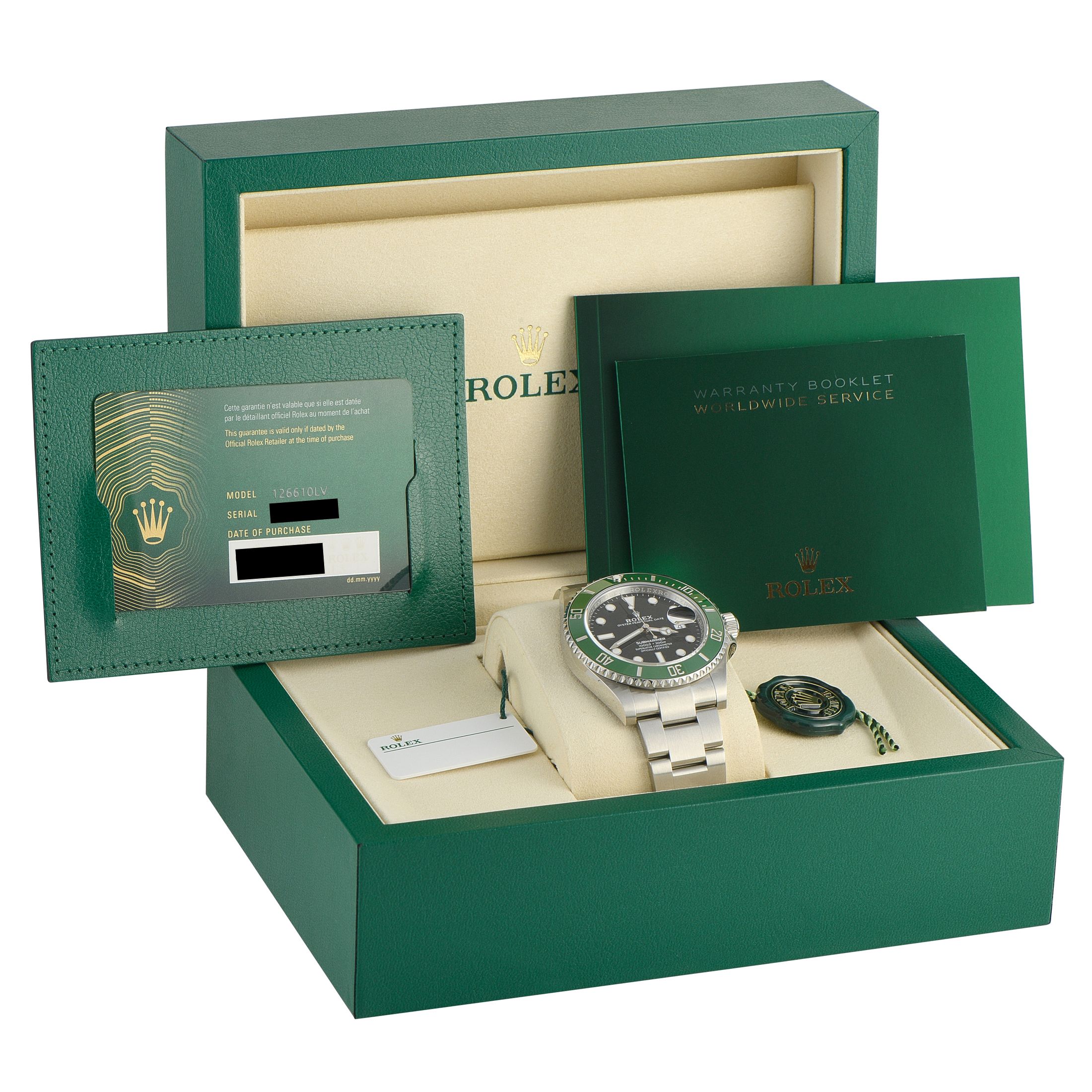 Rolex Submariner Date Starbucks Steel Watch 126610LV