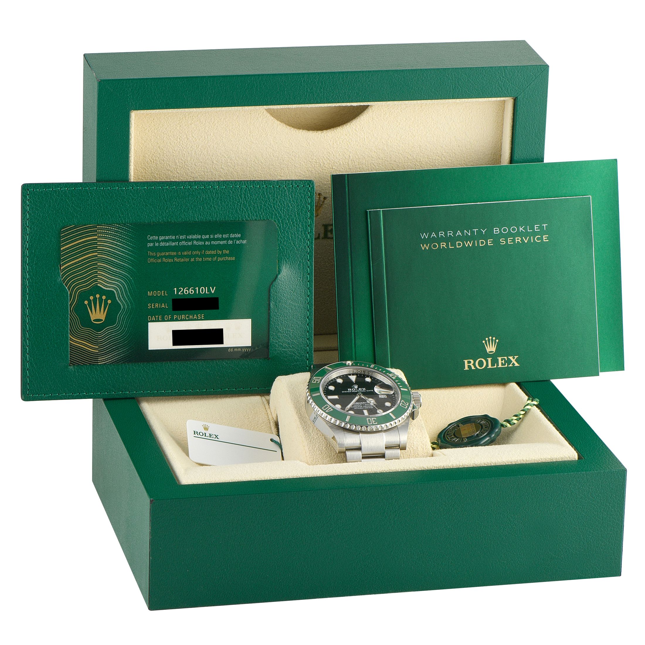 Rolex Submariner Date Starbucks Steel Watch 126610LV