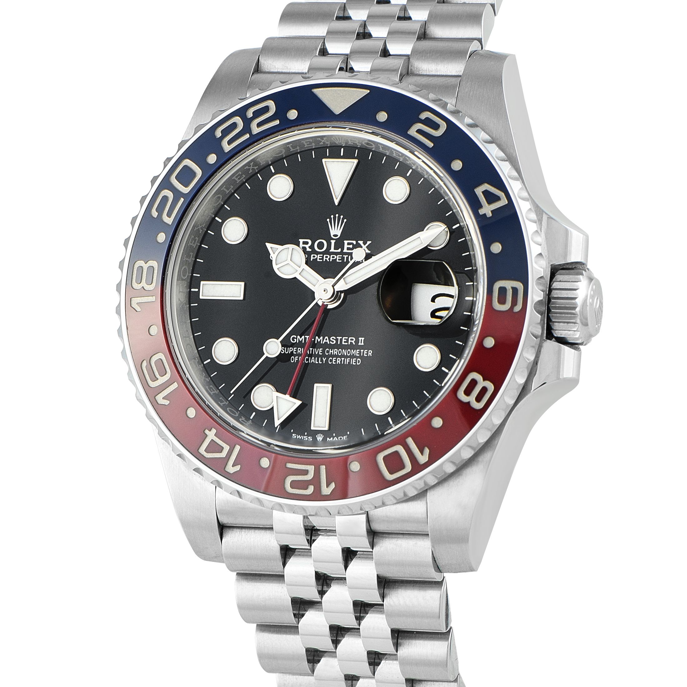 Rolex GMT-Master II Pepsi Steel Jubilee Watch 126710BLRO