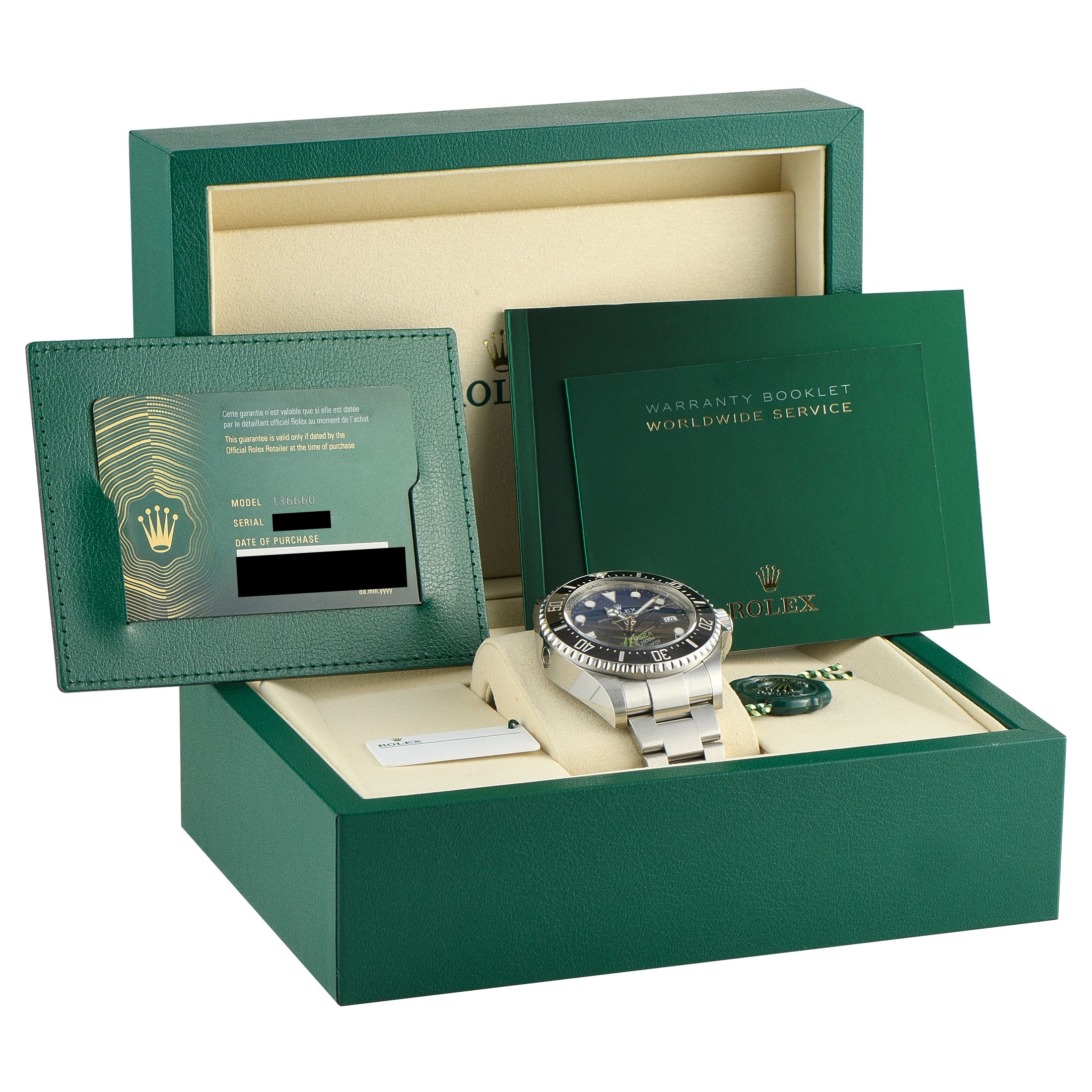 Rolex Sea-Dweller Deepsea D-Blue Steel Watch 136660