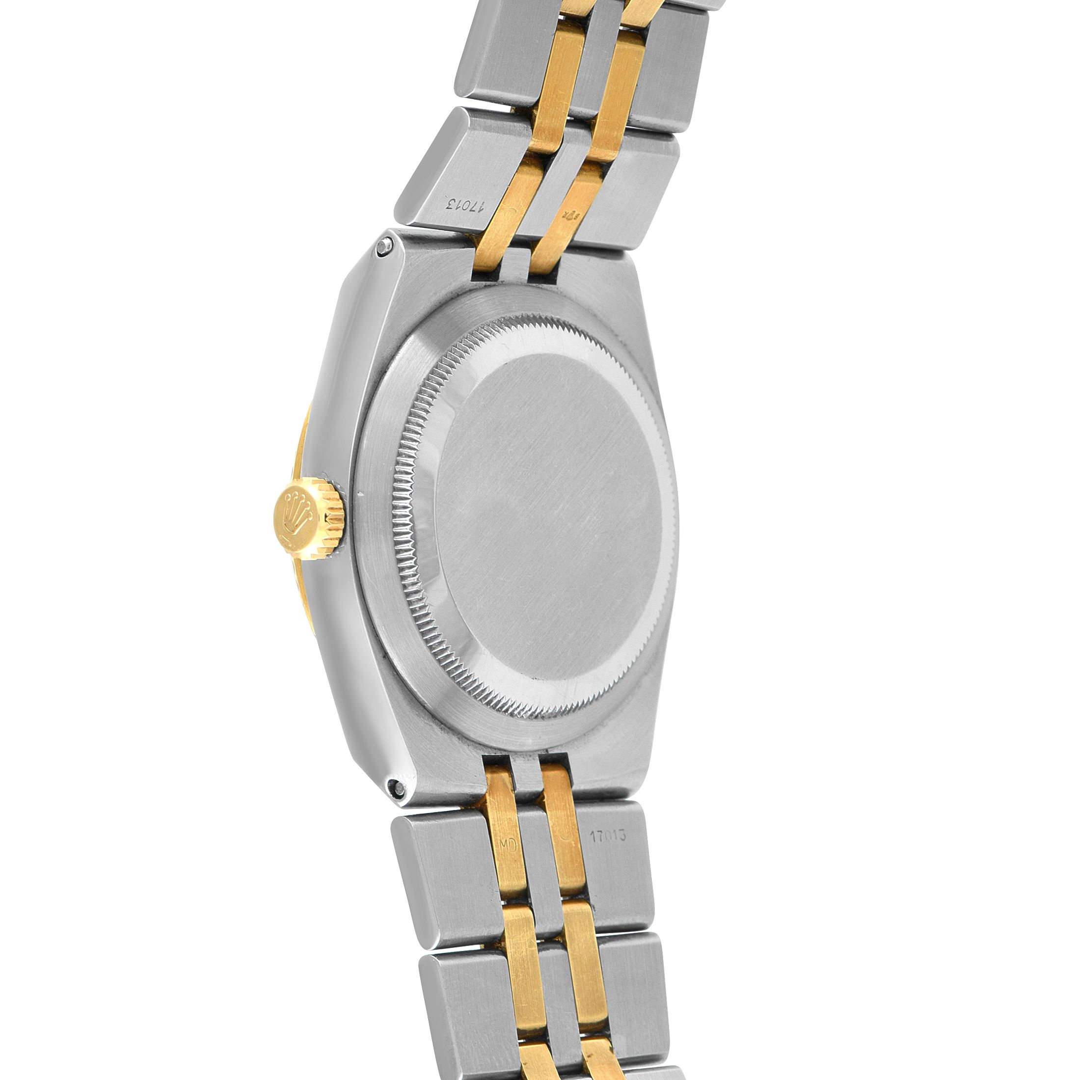 Rolex Datejust Oysterquartz Two-Tone Watch 17013