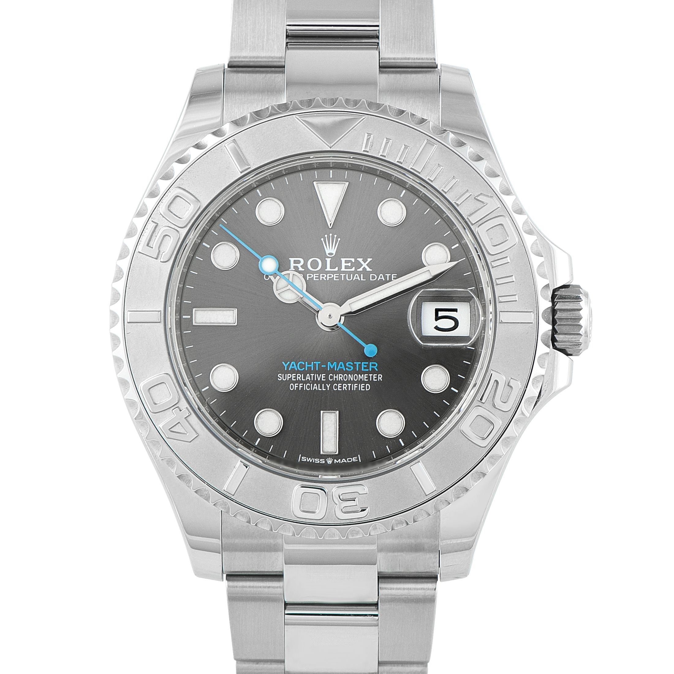 Rolex Yacht-Master 37 Oystersteel and Platinum Watch 268622