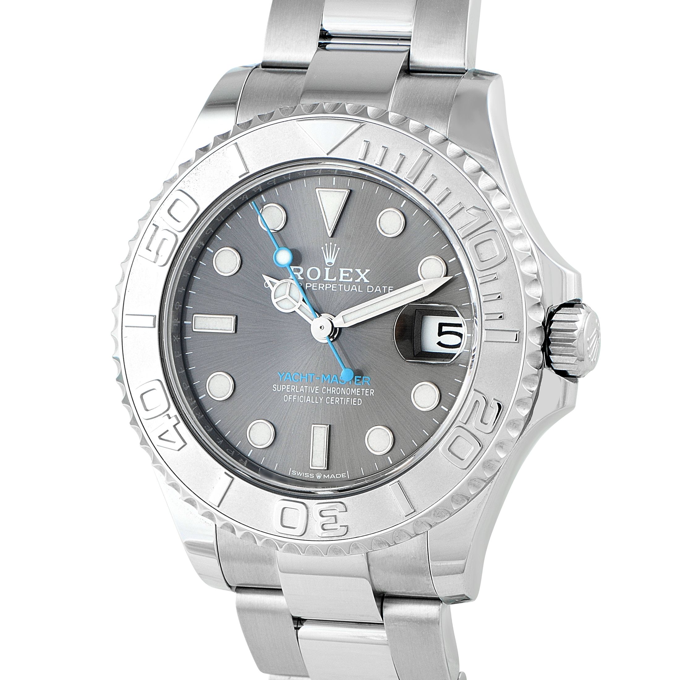 Rolex Yacht-Master 37 Oystersteel and Platinum Watch 268622