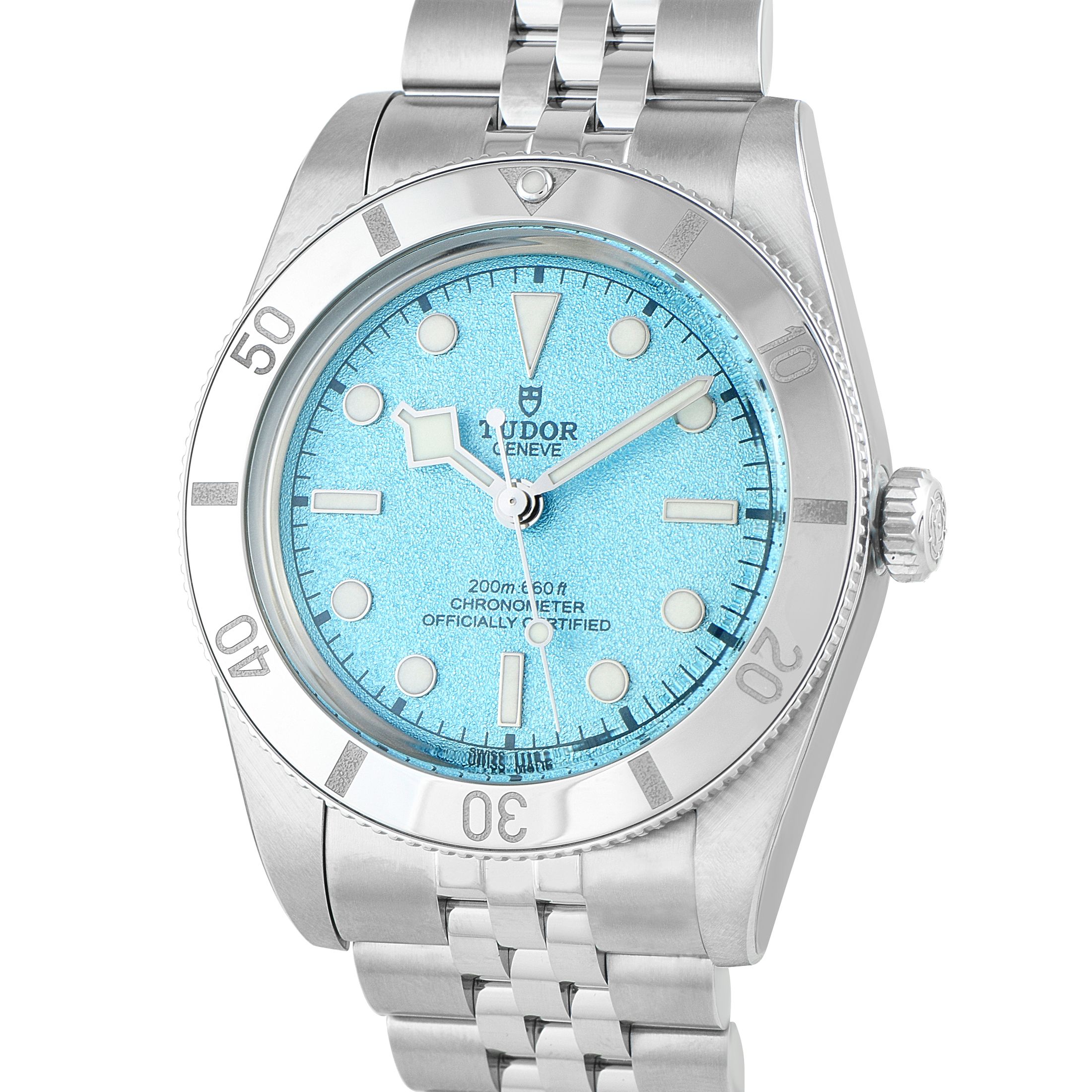 Tudor Black Bay 54 Lagoon Blue Steel Watch 79000N