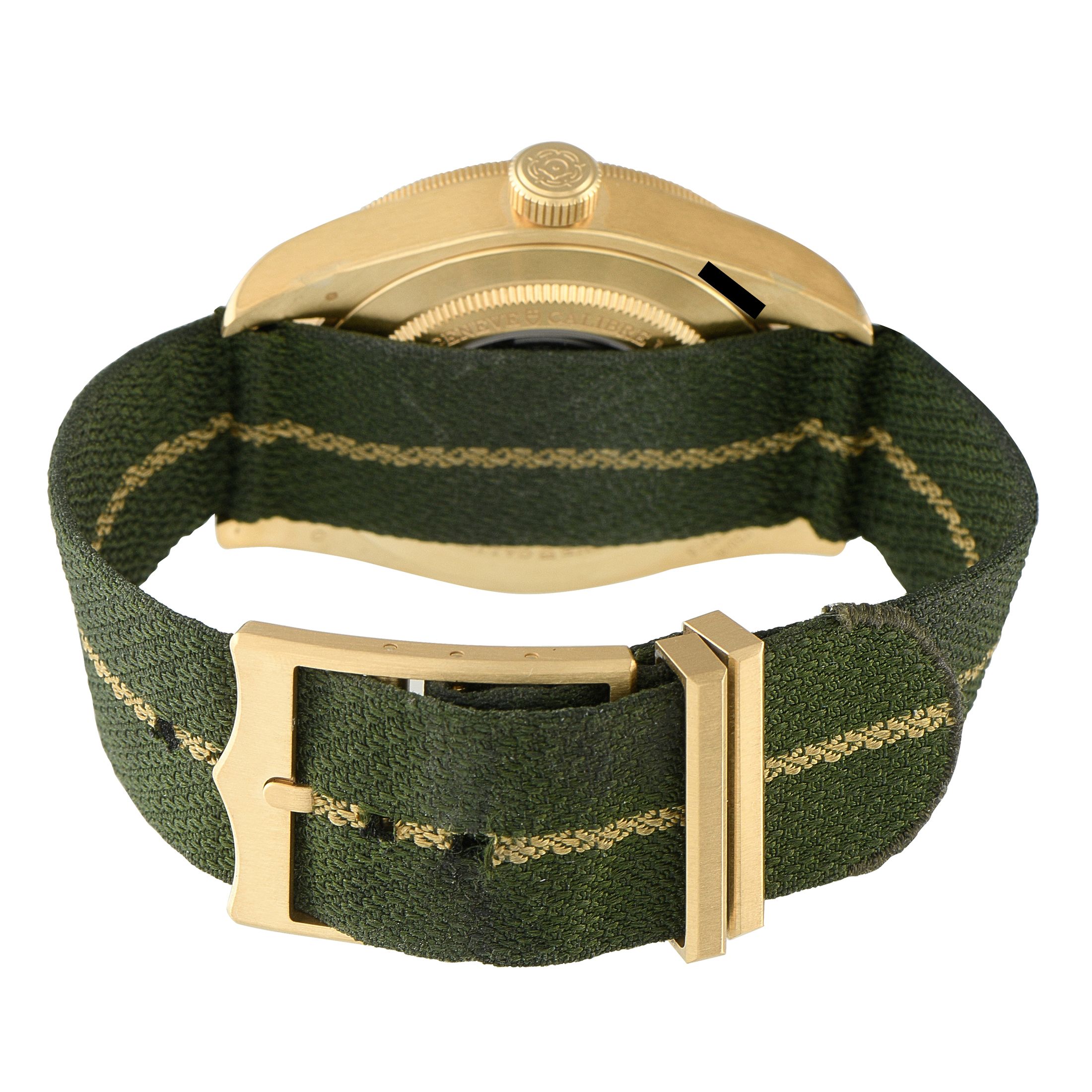 Tudor Black Bay 58 Green Dial Yellow Gold Watch 79018