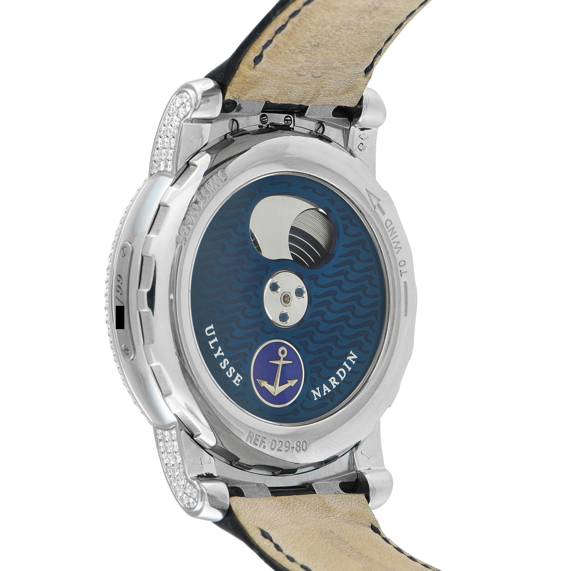 Ulysse Nardin Freak Diamond Heart Platinum Watch 029-80