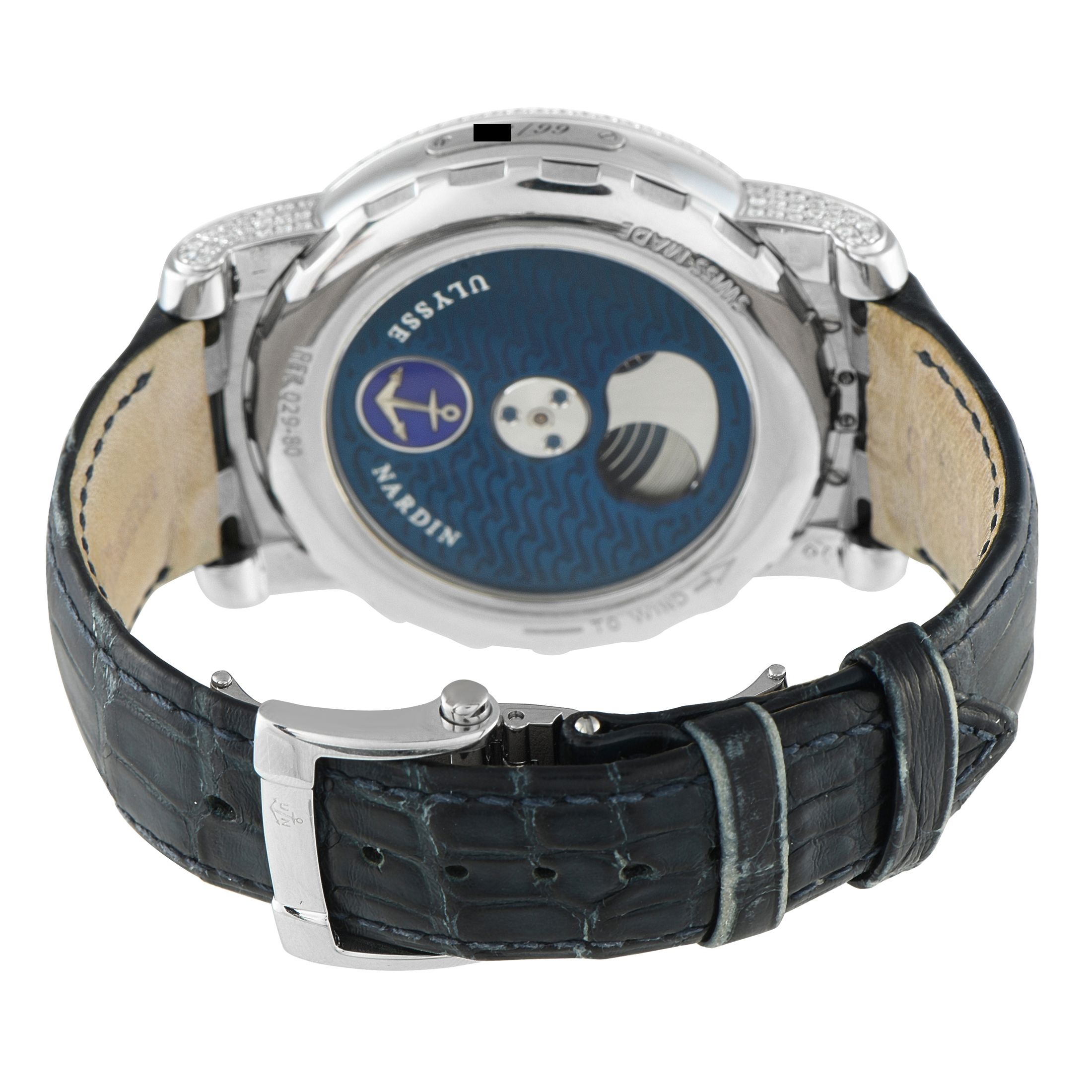 Ulysse Nardin Freak Diamond Heart Platinum Watch 029-80