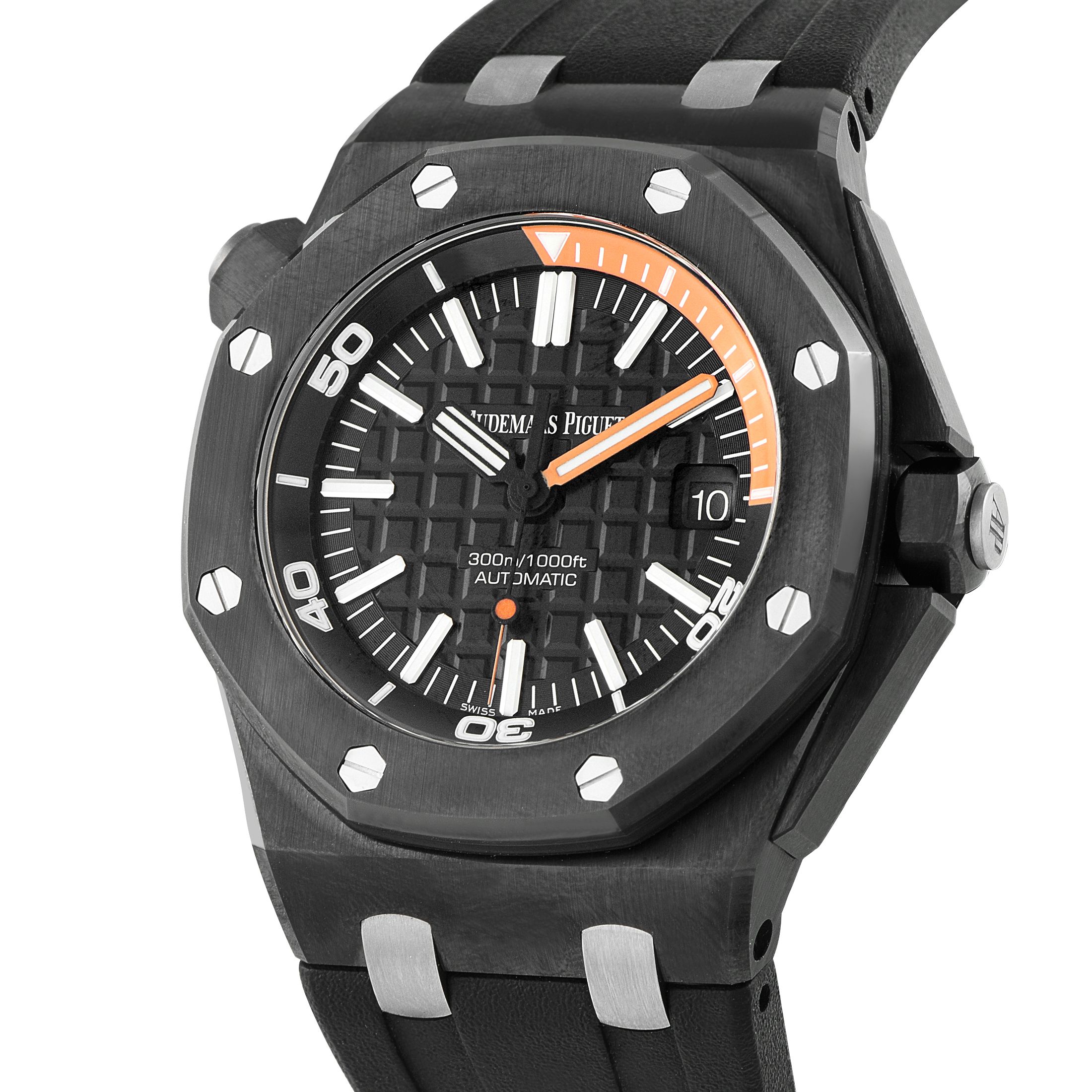 Audemars Piguet Royal Oak Offshore Diver Black Ceramic Watch 15707CE.OO.A002CA.01