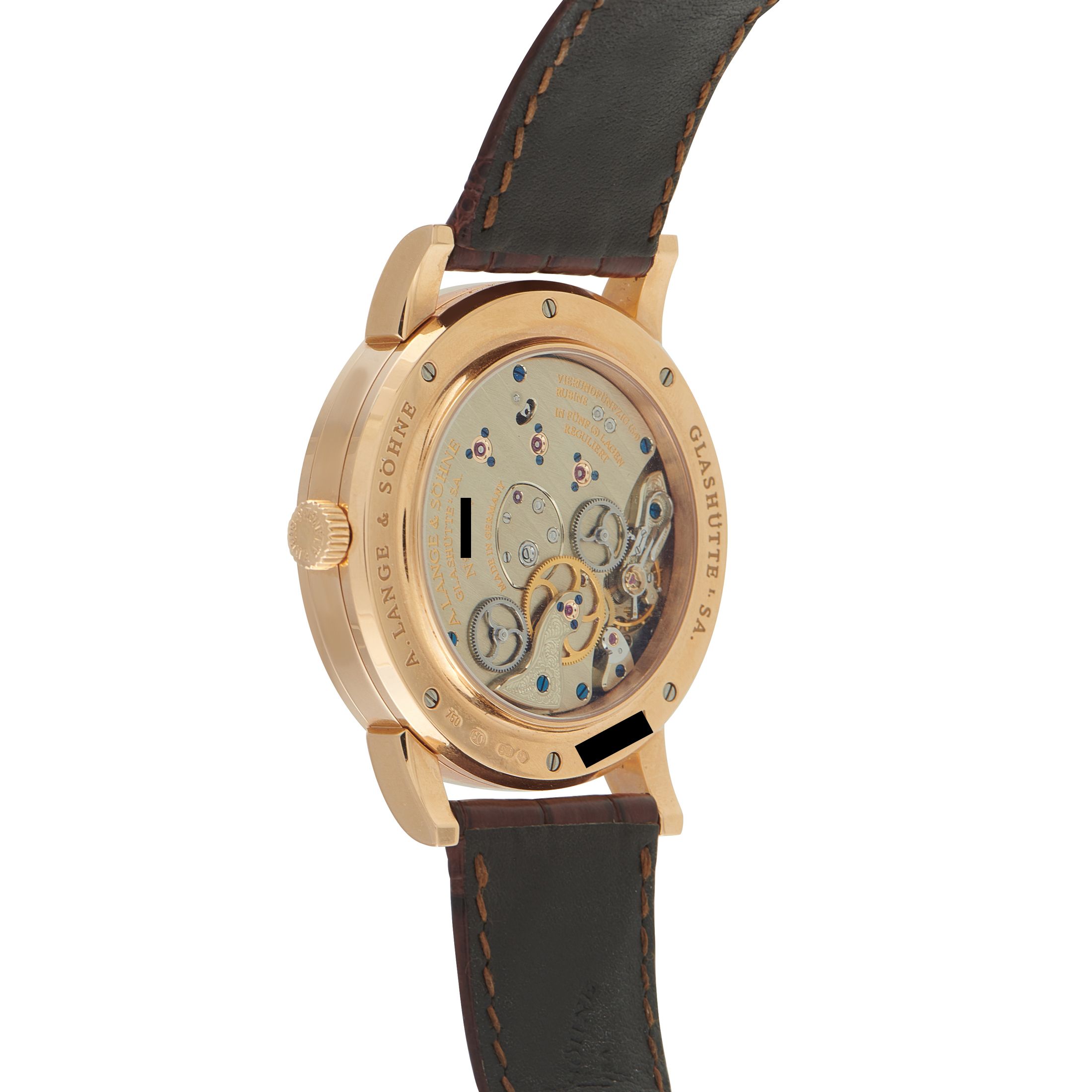 A. Lange & Sohne Lange 1 Time Zone Pink Gold Watch 116.032