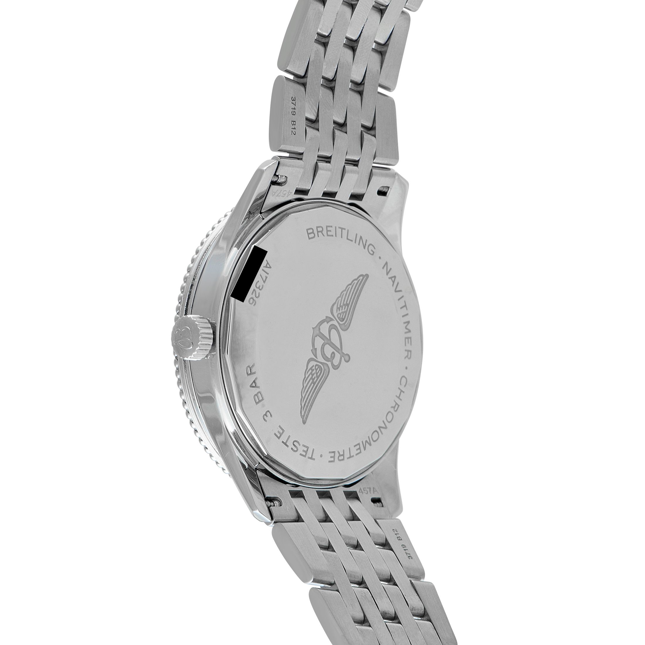 Breitling Navitimer Silver Dial Steel Watch A17326