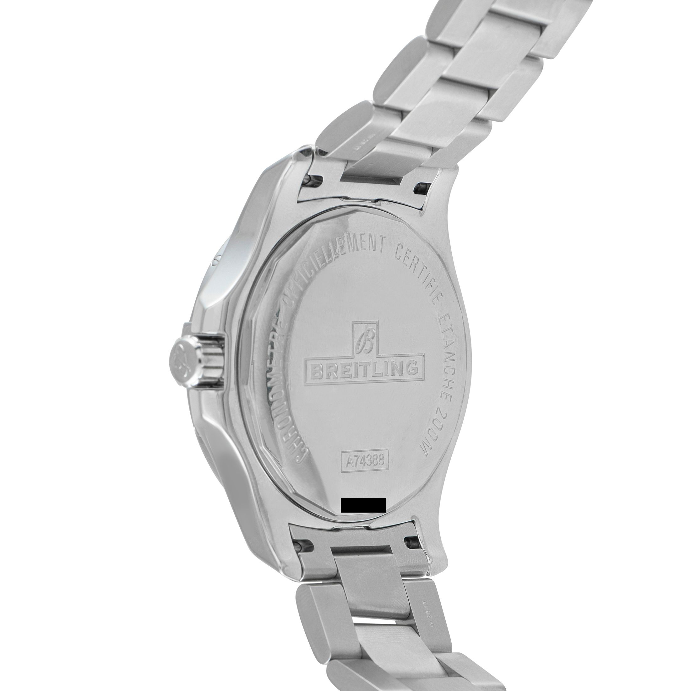 Breitling Colt Blue Dial Steel Quartz Watch A74388