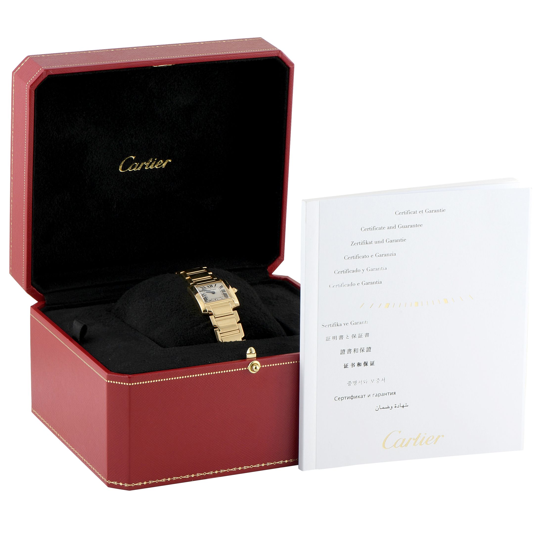 Cartier Tank Française Yellow Gold Watch w50002n2