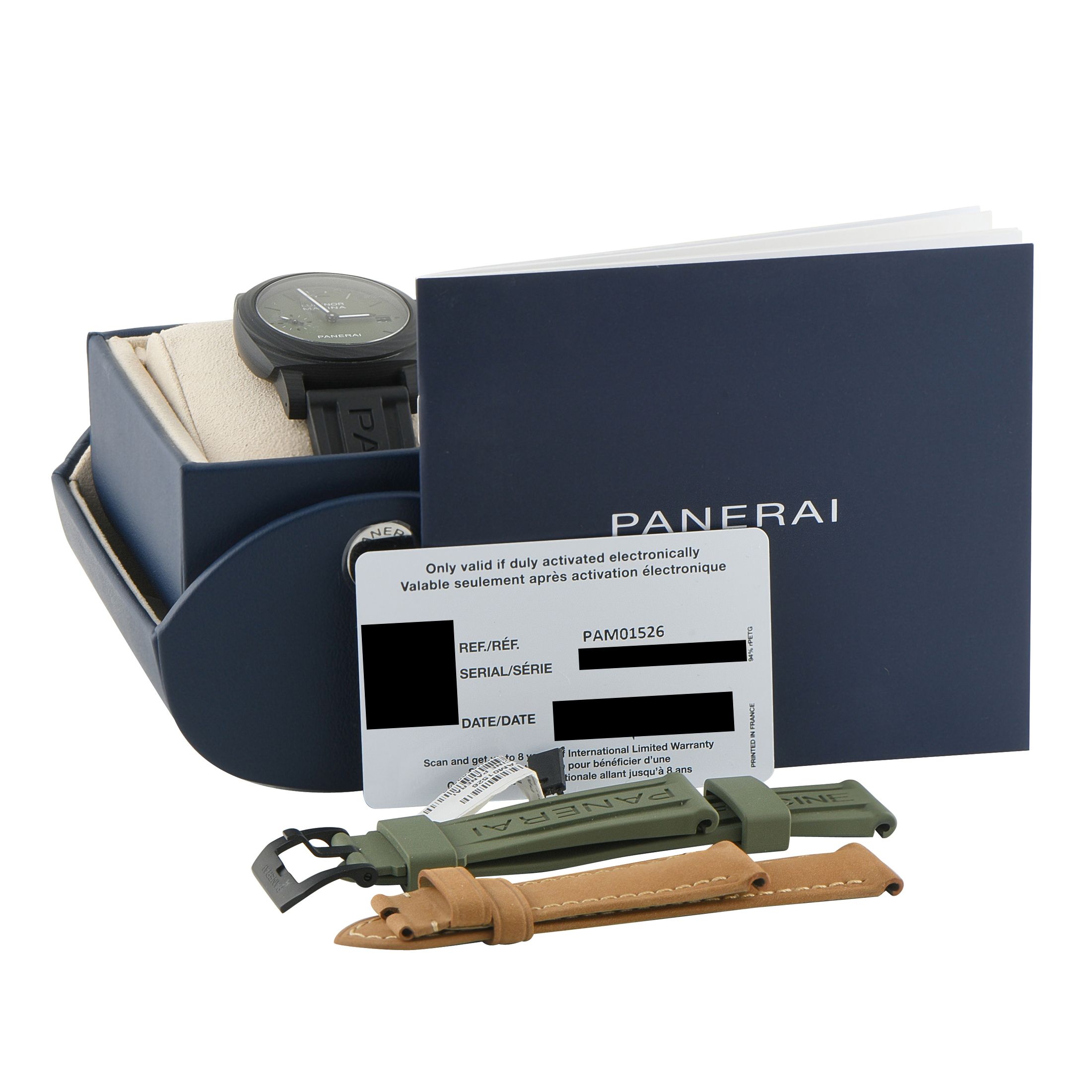 Officine Panerai Luminor Quaranta Carbotech Watch pam01526