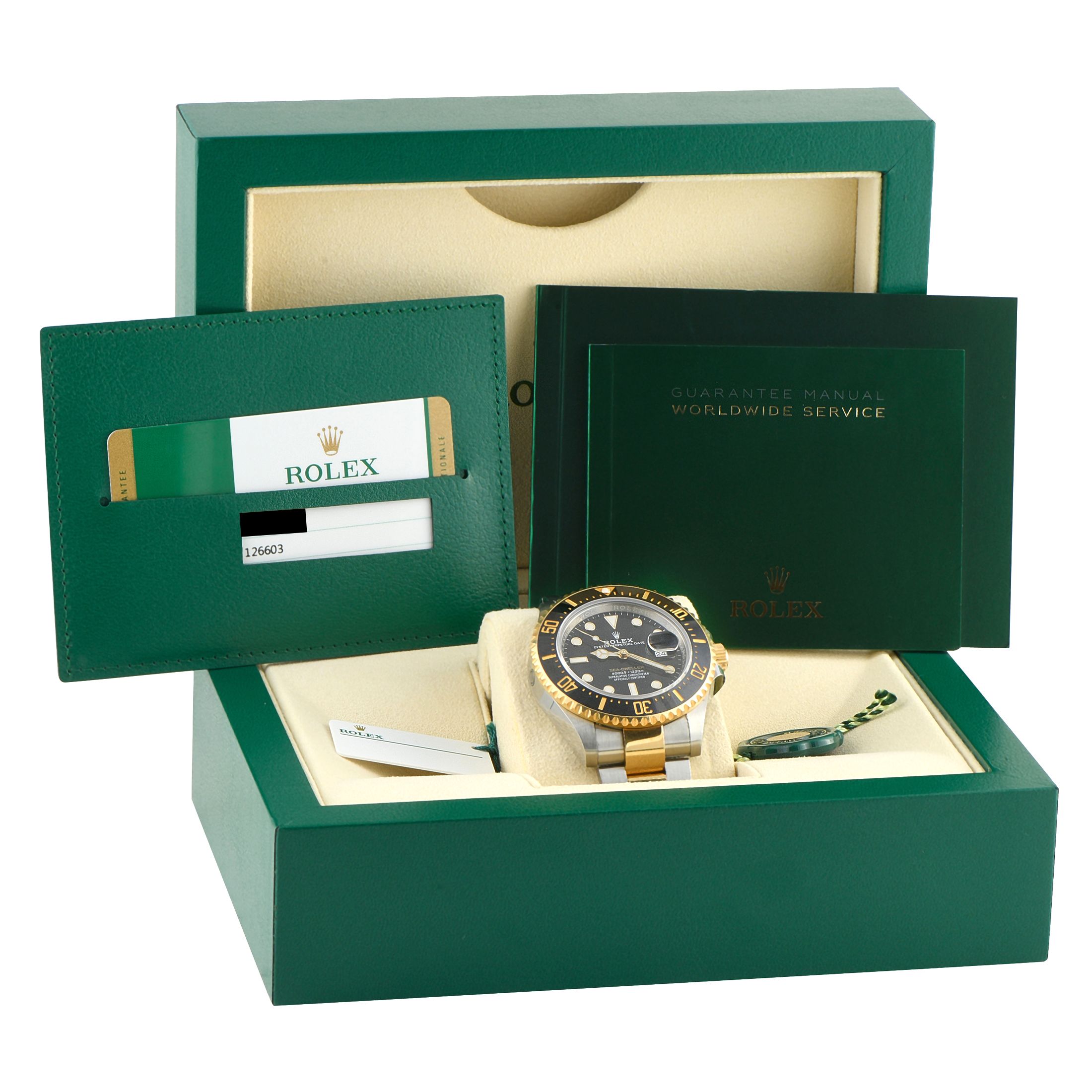Rolex Sea-Dweller Two-Tone Watch 126603