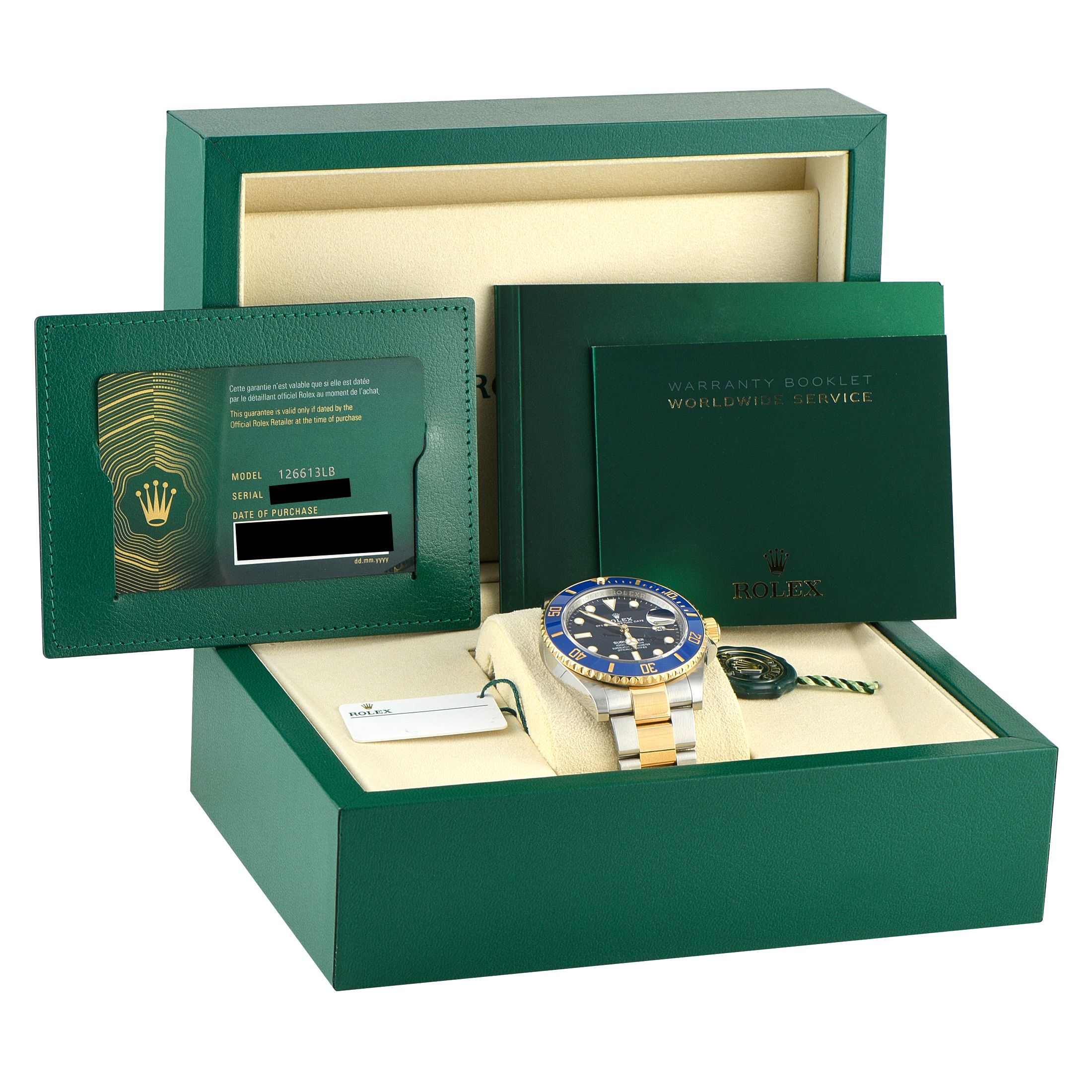 Rolex Submariner Date Two-Tone Watch 126613LB