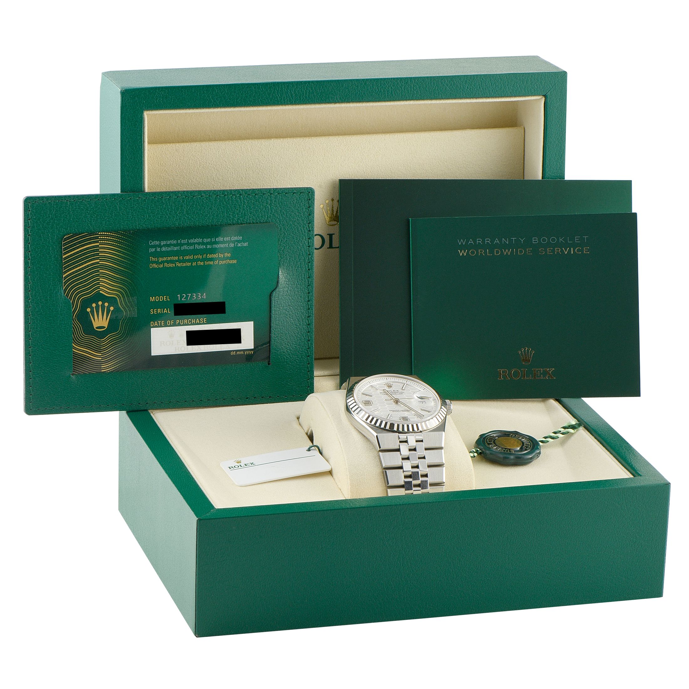 Rolex Land-Dweller 40 Steel Flat Jubilee Watch 127334