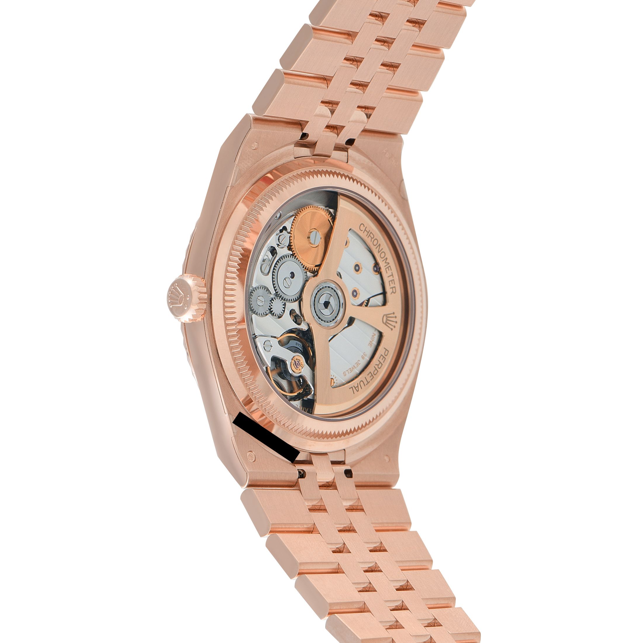 Rolex Land-Dweller 40 Everose Gold Flat Jubilee Watch 127335