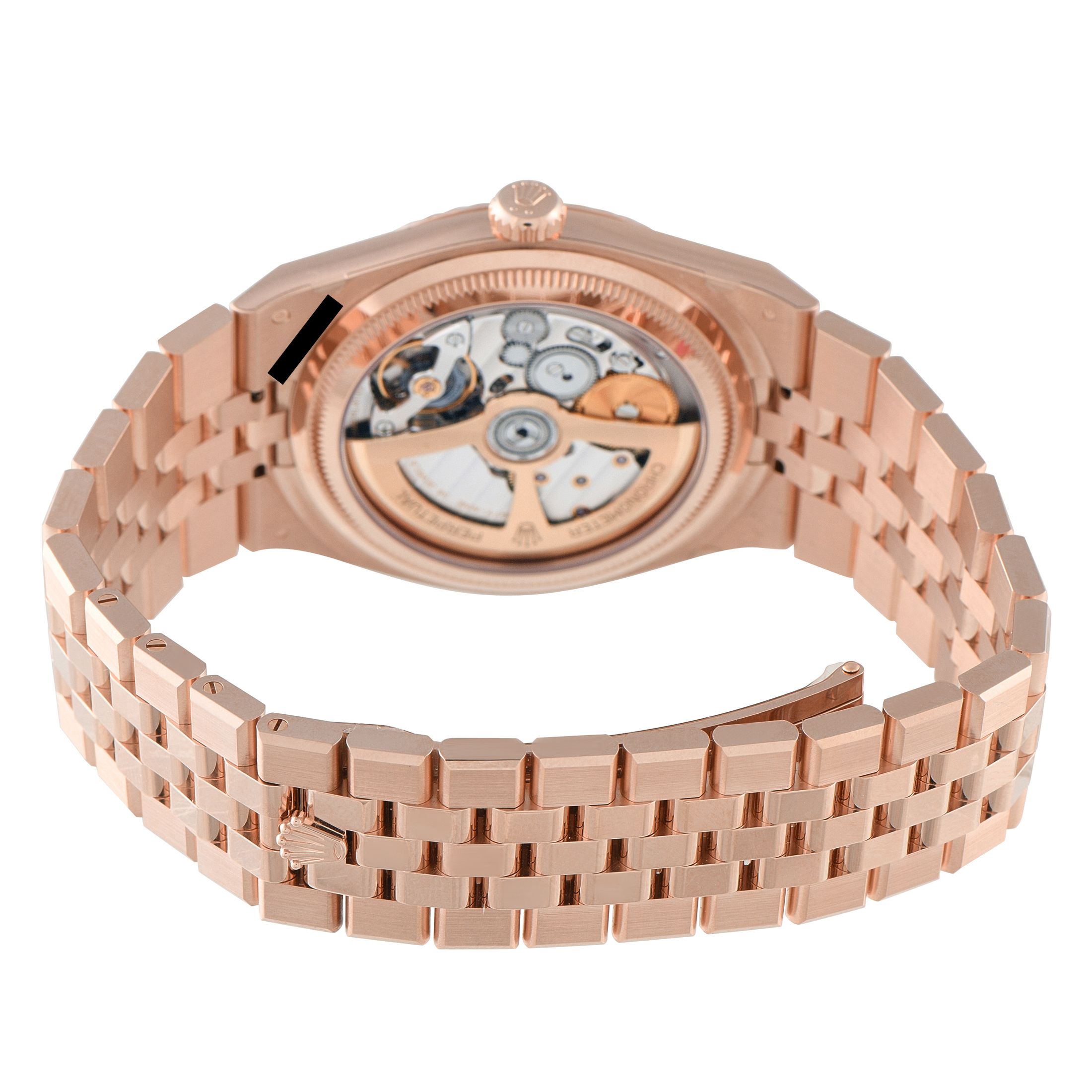 Rolex Land-Dweller 40 Everose Gold Flat Jubilee Watch 127335