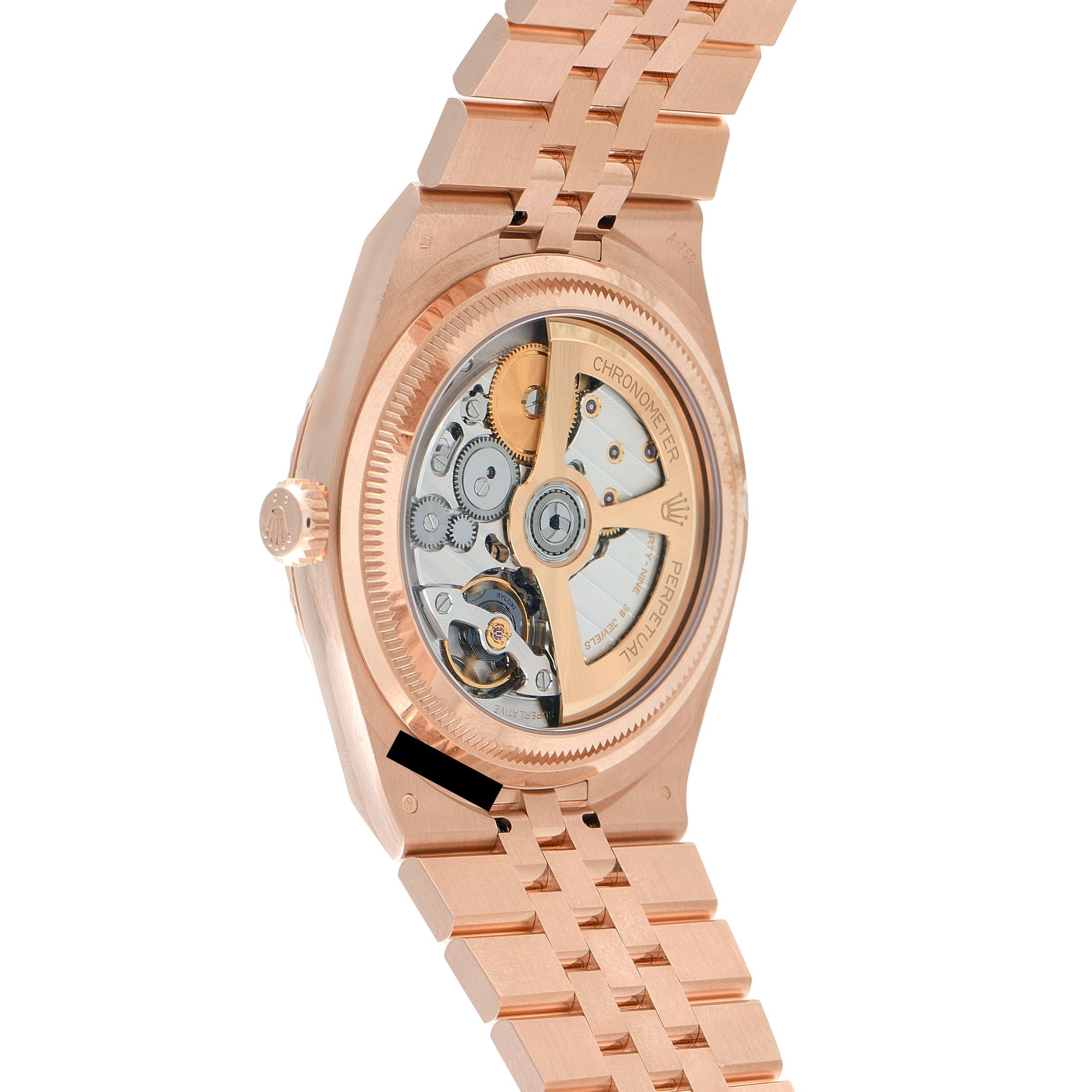 Rolex Land-Dweller 40 Everose Gold Flat Jubilee Watch 127335