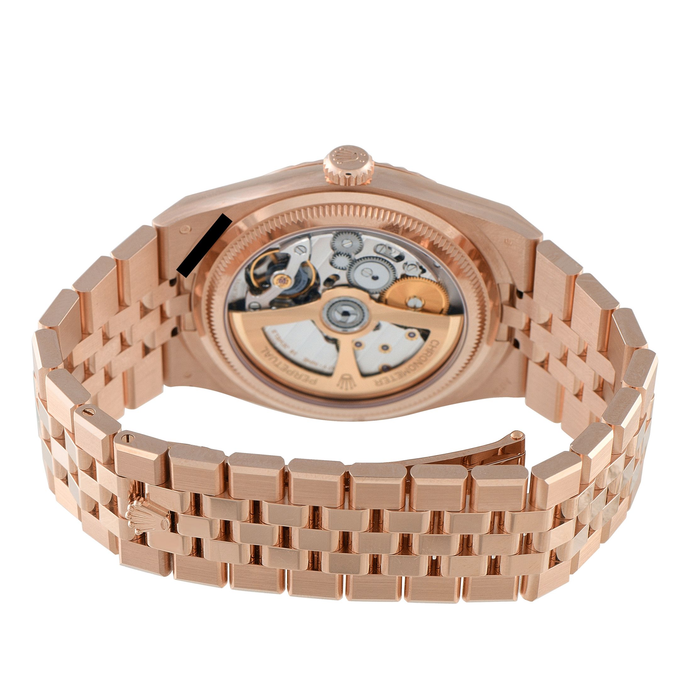 Rolex Land-Dweller 40 Everose Gold Flat Jubilee Watch 127335