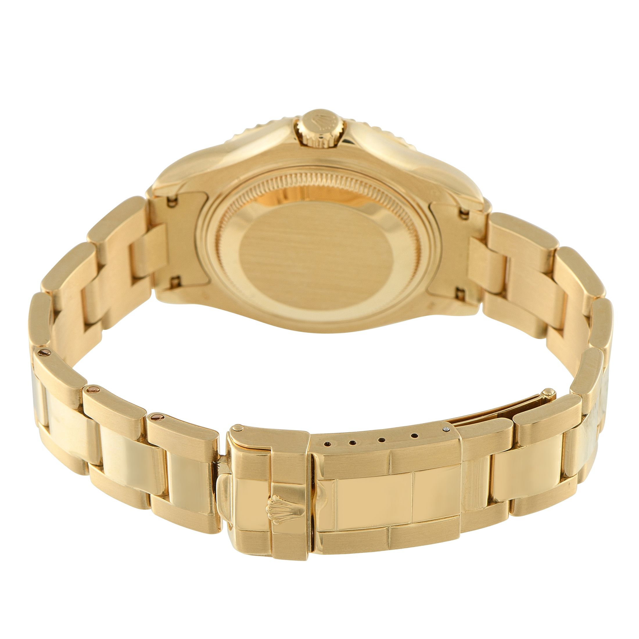 Rolex Yacht-Master Champagne Dial Yellow Gold Watch 168628